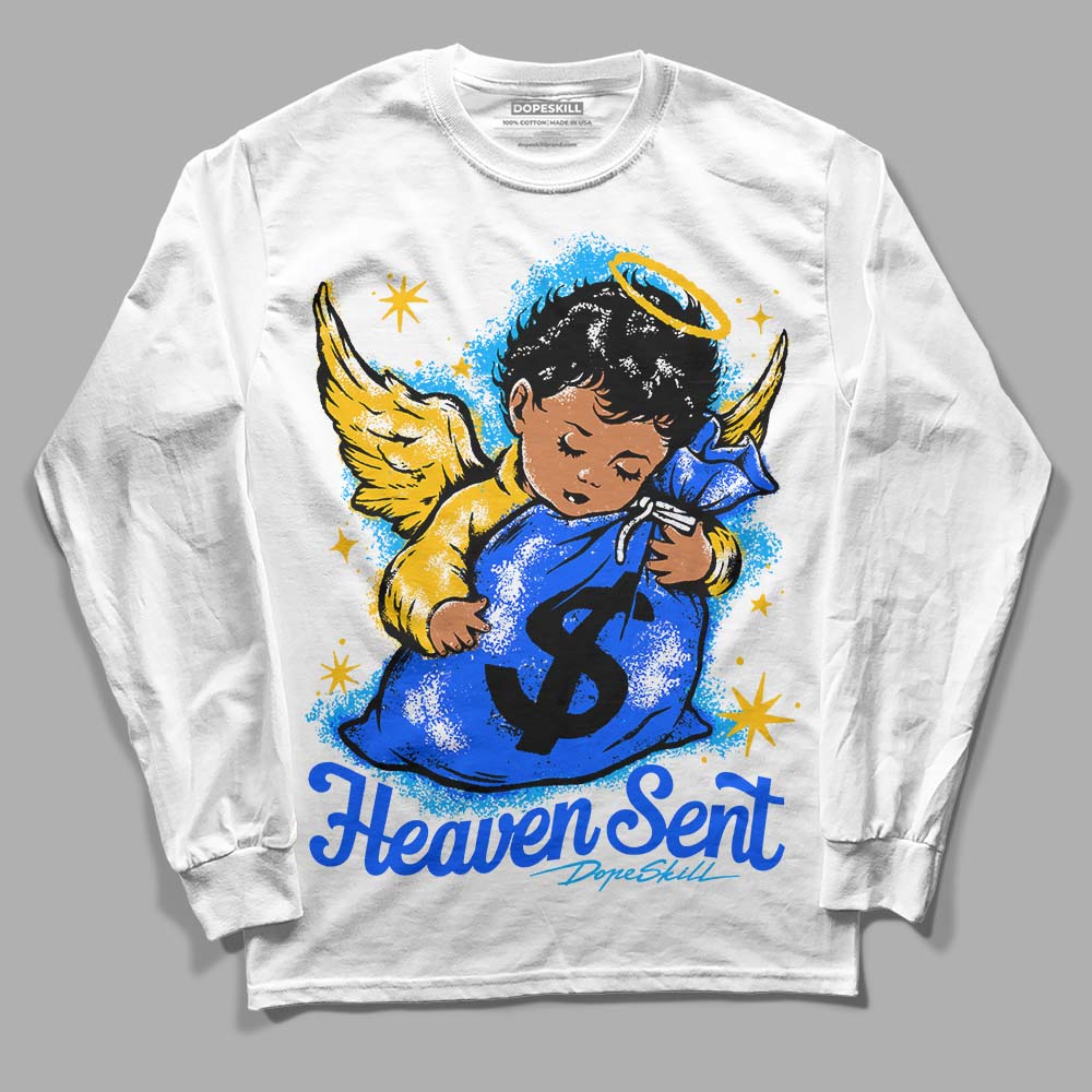 Royal Blue Collection superstreetwear Long Sleeve T-Shirt Heaven Sent Graphic