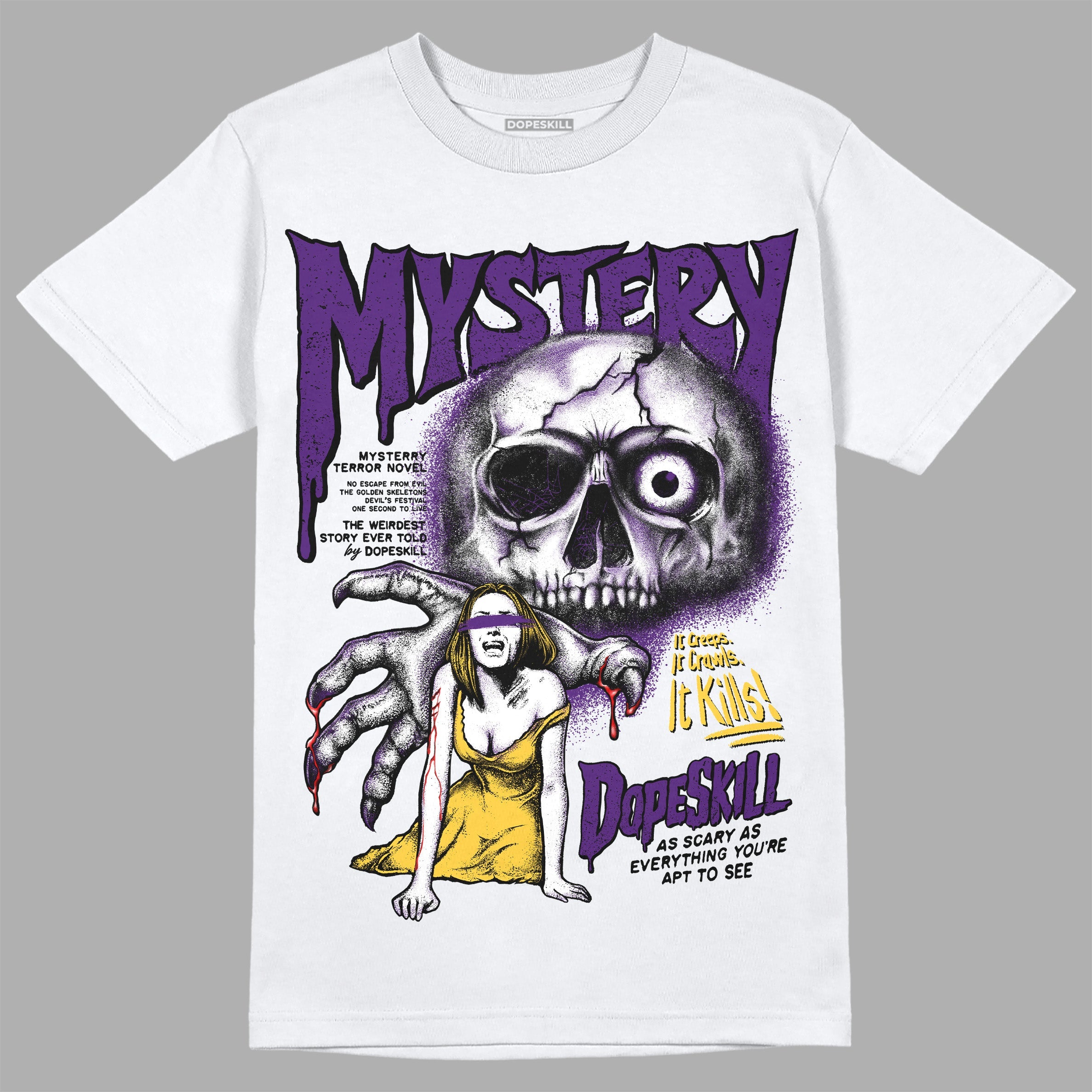 Field Purple 12s superstreetwear T-Shirt Mystery Ghostly Grasp Graphic