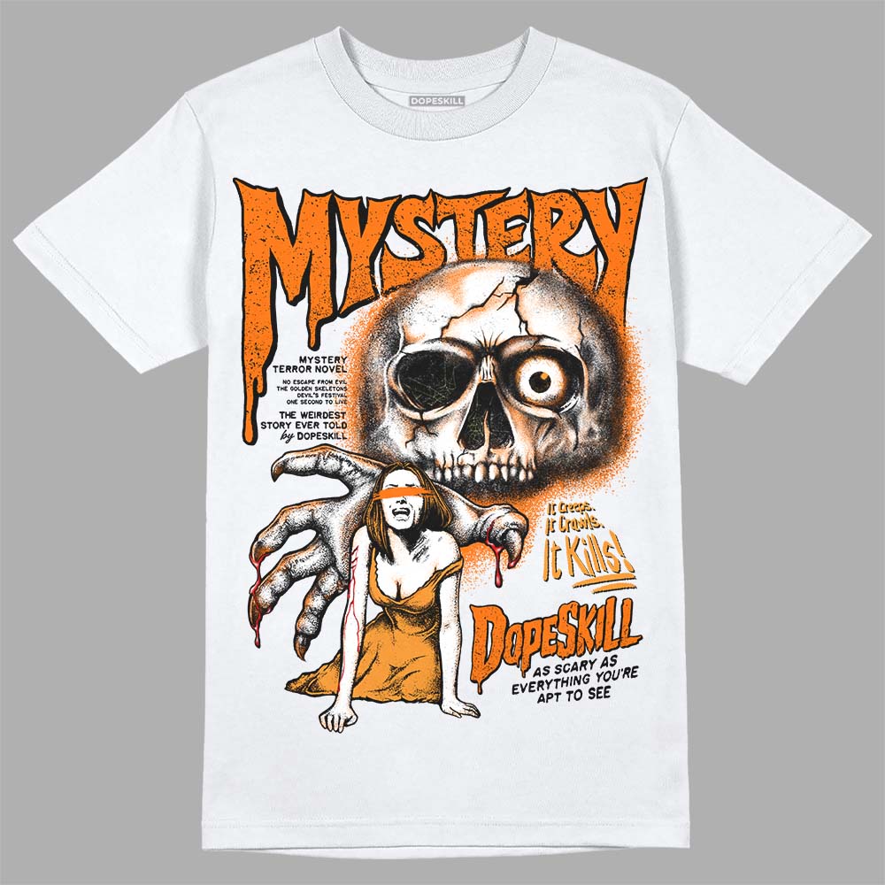 Orange Black White superstreetwear T-Shirt Mystery Ghostly Grasp Graphic