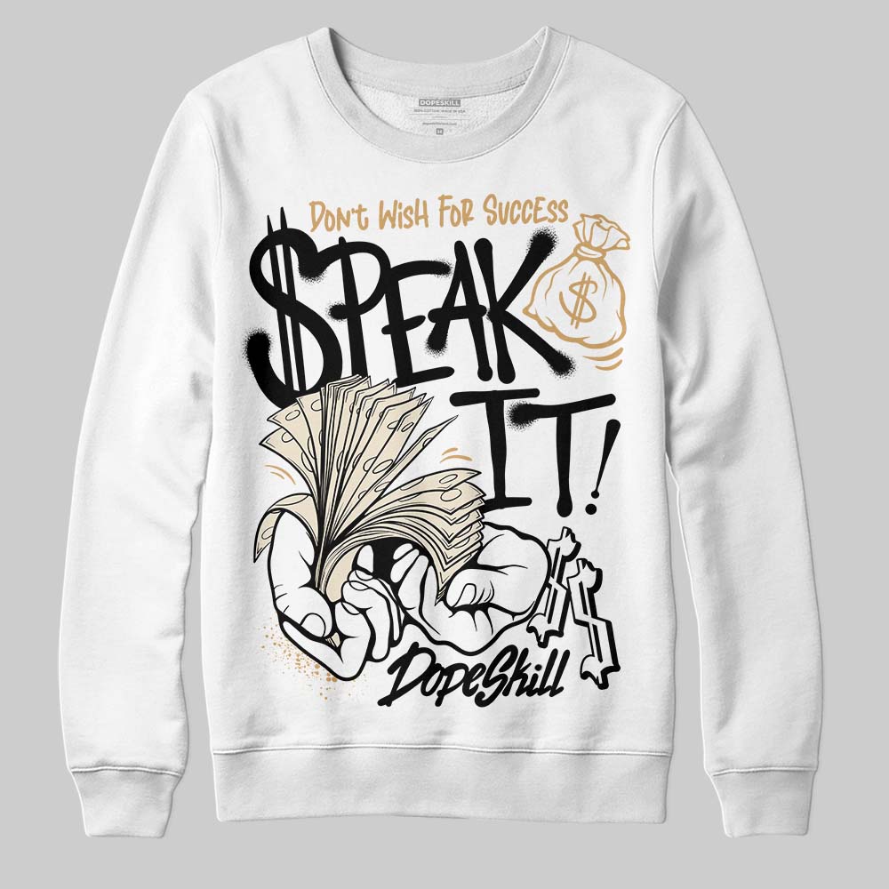 Reverse Metallic 5s superstreetwear Sweatshirt Speak It Graphic