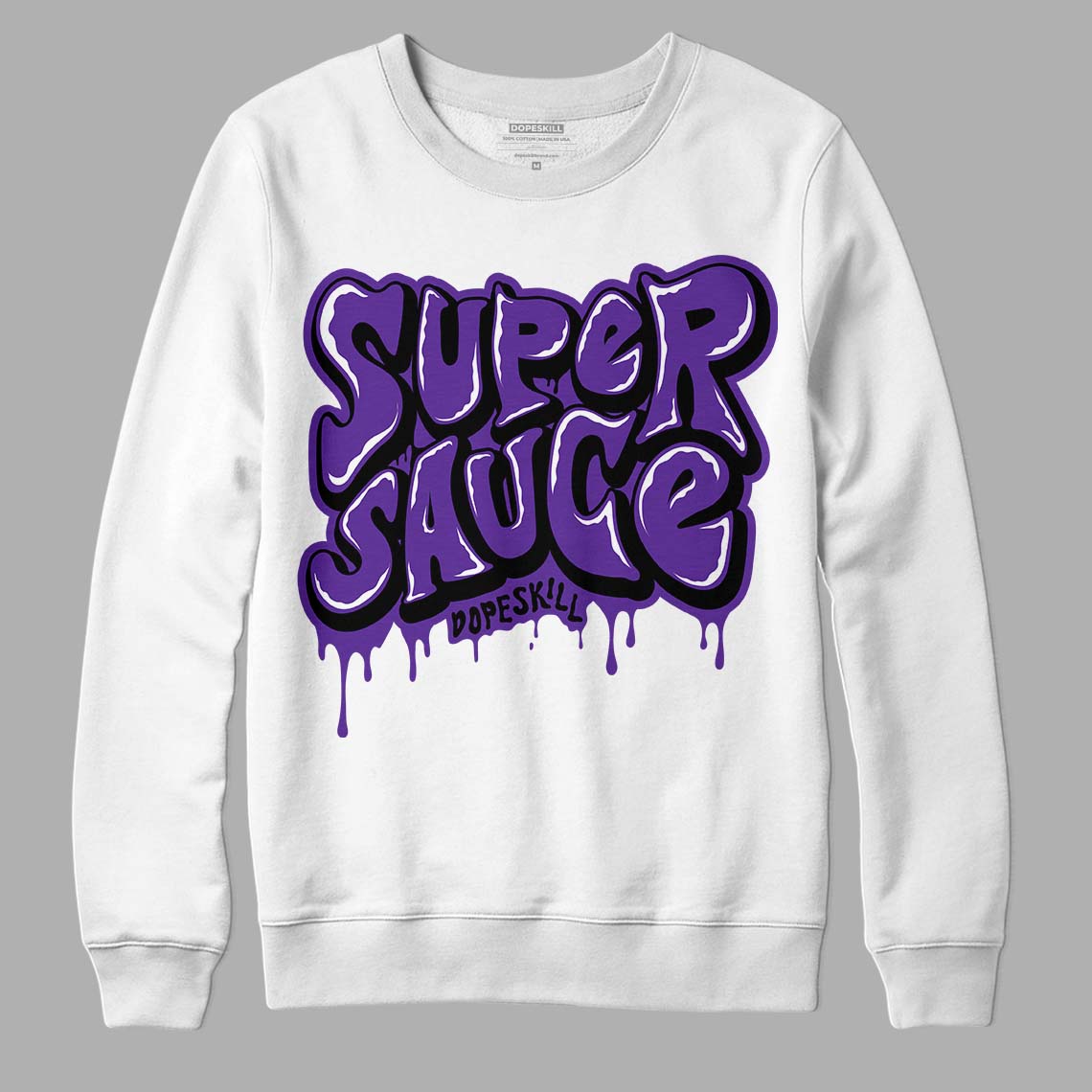 PURPLE Collection superstreetwear Sweatshirt Super Sauce Graphic