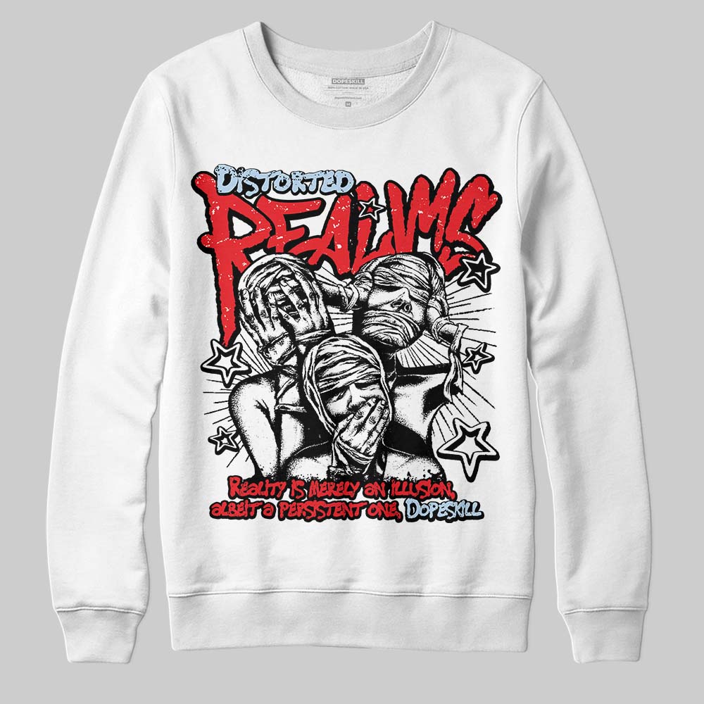 Cherry 11s superstreetwear Sweatshirt Distorted Realms Graphic