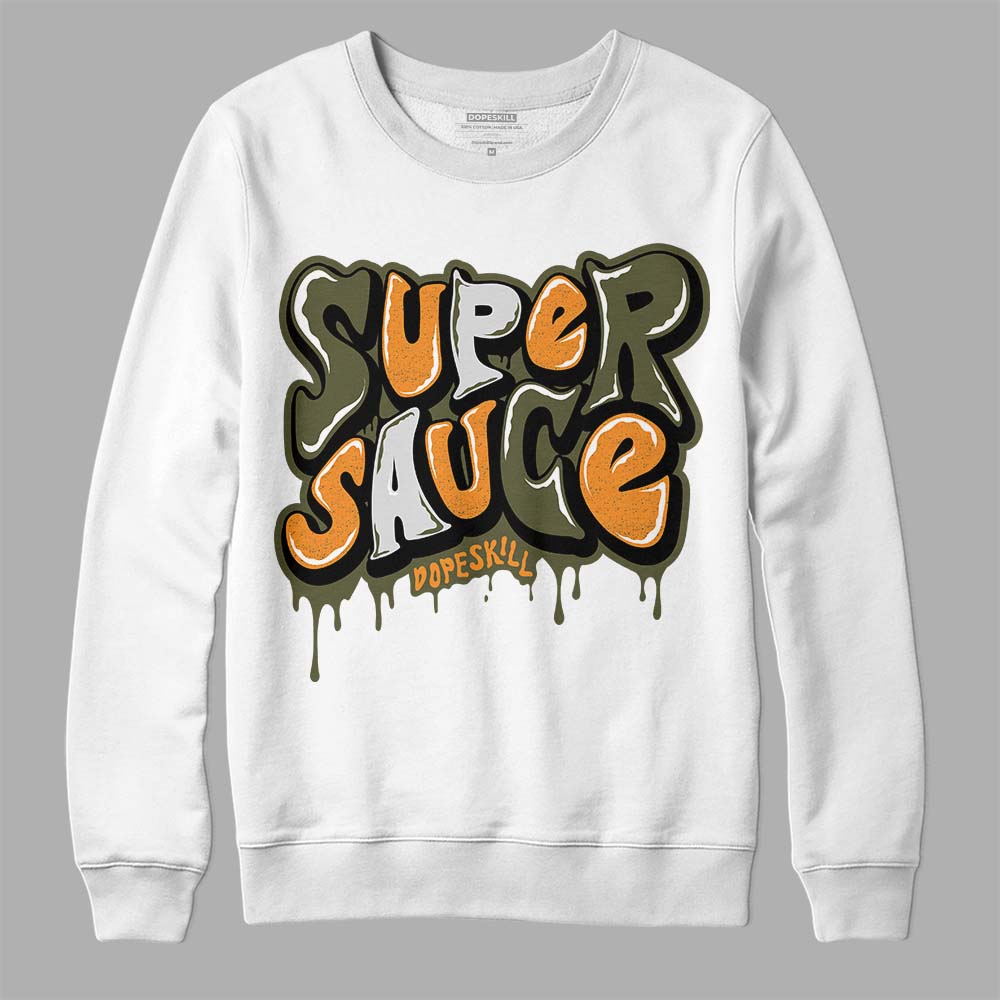 Olive 5s superstreetwear Sweatshirt Super Sauce Graphic
