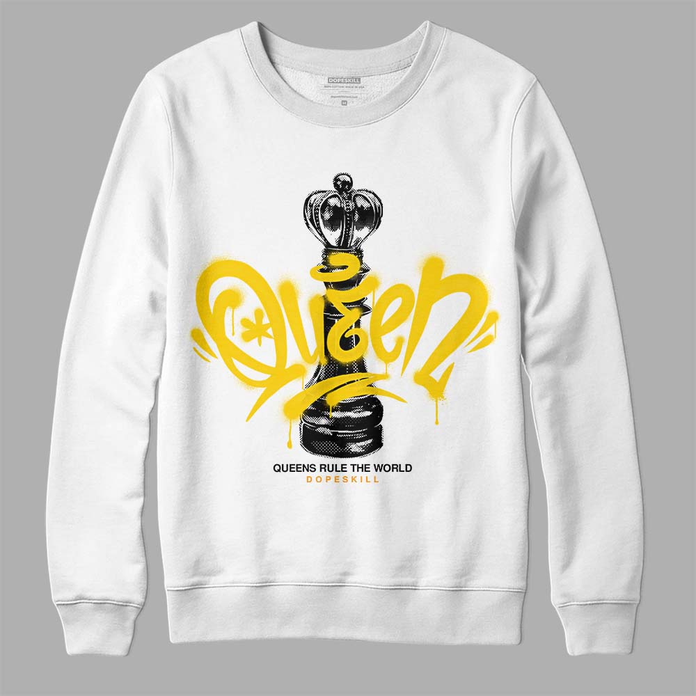 Yellow Ochre 6s superstreetwear Sweatshirt Queen Chess Graphic