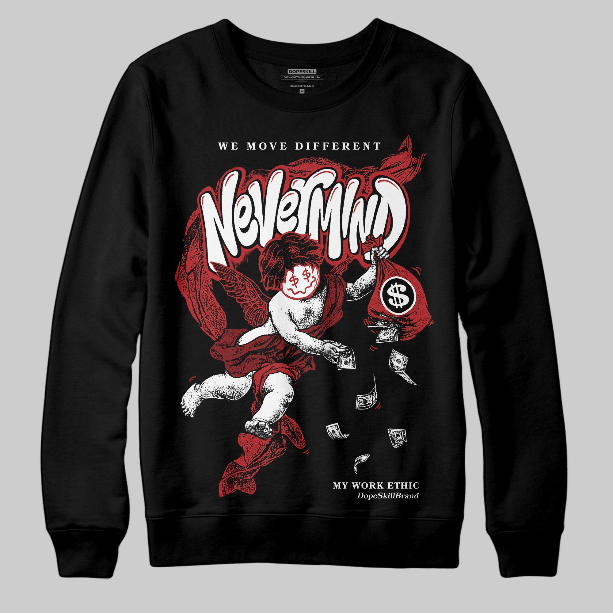 Flu Game 12s superstreetwear Sweatshirt Nevermind Graphic