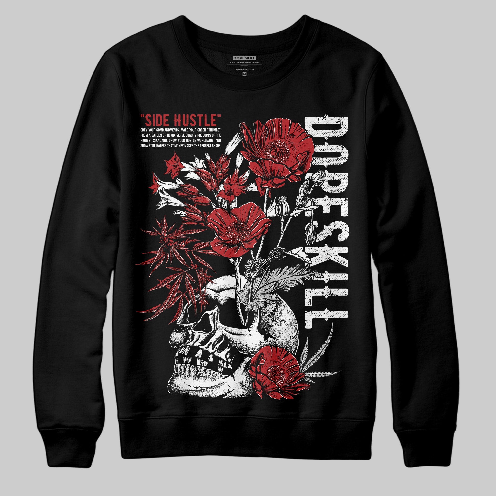 Flu Game 12s superstreetwear Sweatshirt Side Hustle Graphic