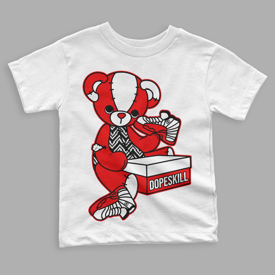 Cherry 12s superstreetwear Toddler Kids T-shirt Sneakerhead BEAR Graphic