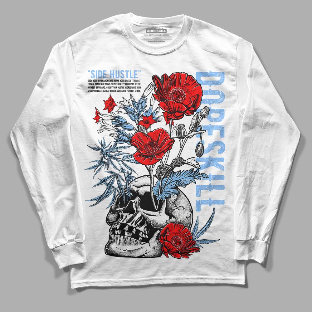Powder Blue 9s superstreetwear Long Sleeve T-Shirt Side Hustle Graphic