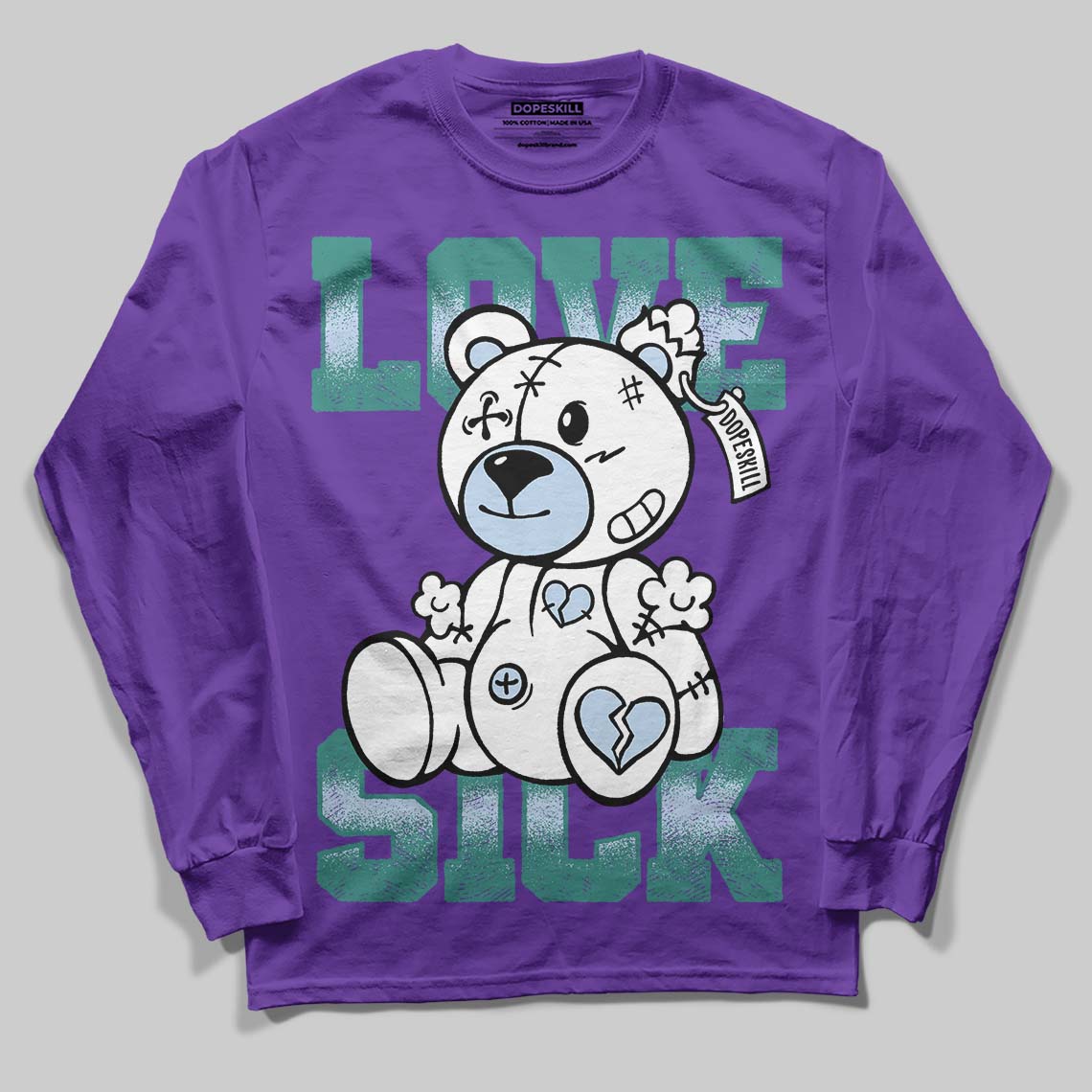 Grape 5s superstreetwear Long Sleeve T-Shirt Love Sick Graphic