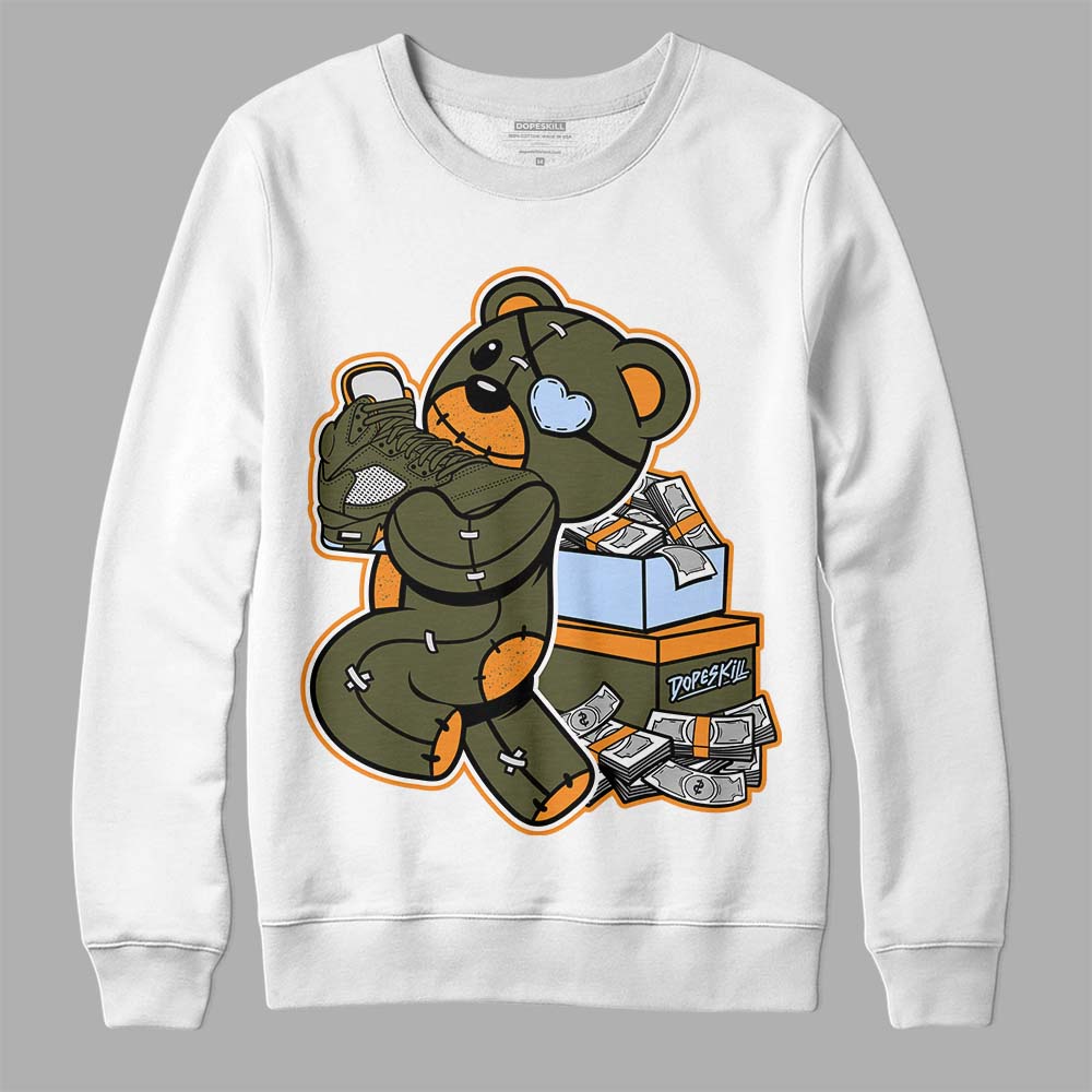 Olive 5s superstreetwear Sweatshirt Bear Steals Sneaker Graphic