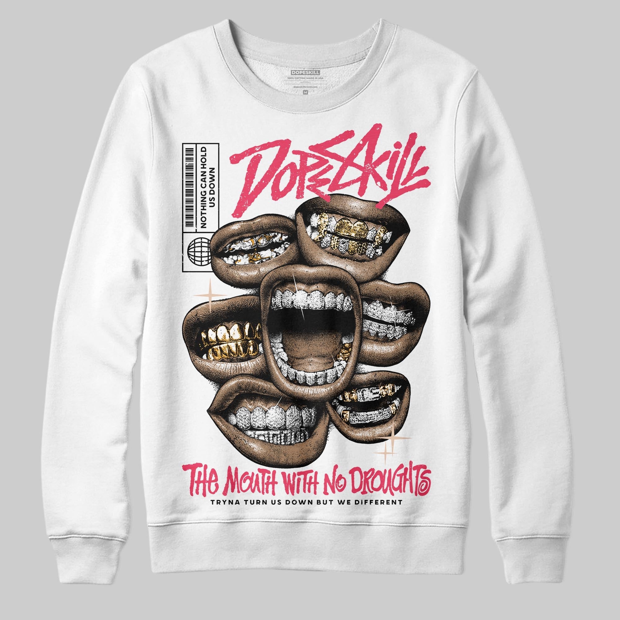 Peanut Butter Jelly 5s superstreetwear Sweatshirt The Mouth With No Droughts Graphic