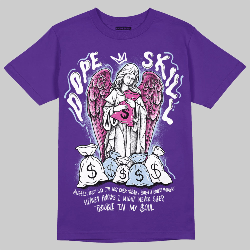 Grape 5s superstreetwear T-Shirt Angels Graphic