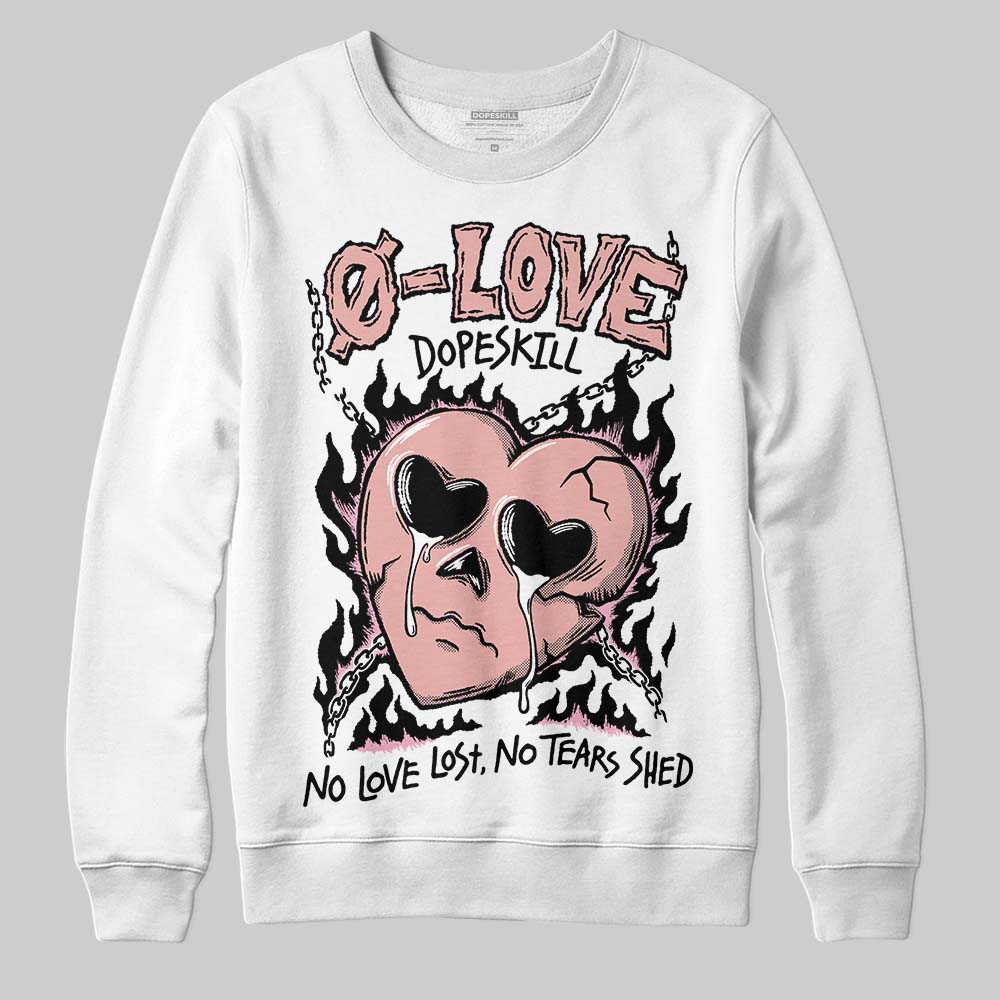 Rust Pink 1s 2025 superstreetwear Sweatshirt Crying Heart Graphic