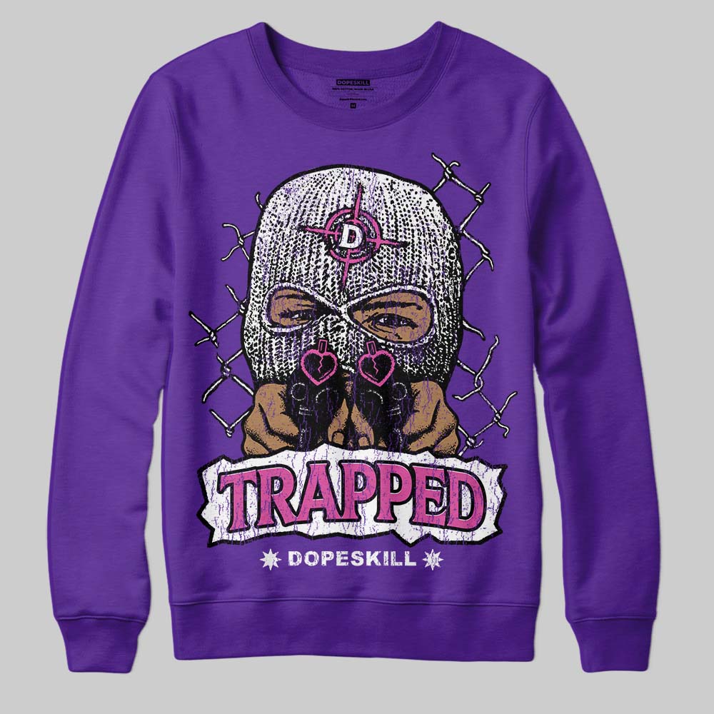 PURPLE Collection superstreetwear Sweatshirt New Trapped Graphic