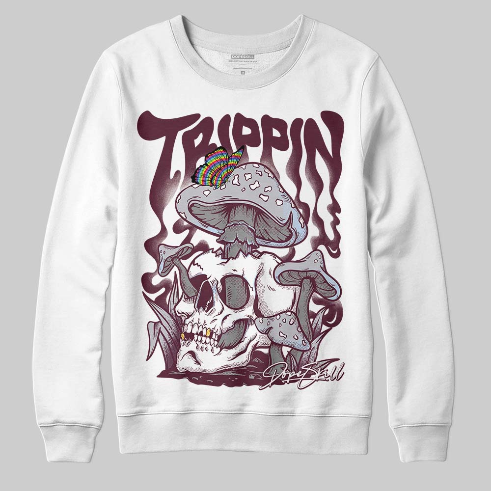 Burgundy 5s superstreetwear Sweatshirt Trippin Graphic