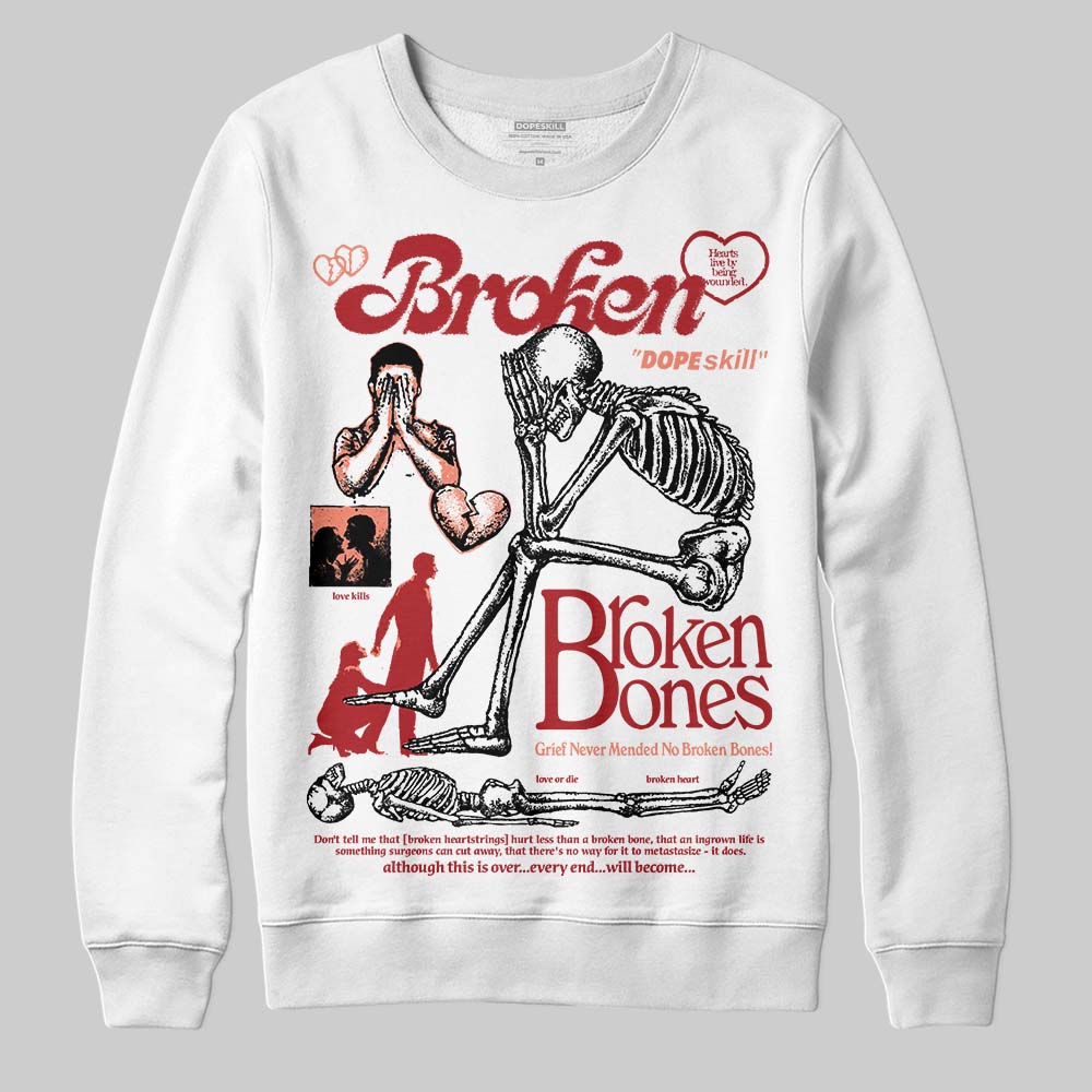 Rare Air Cinnabar 1s superstreetwear Sweatshirt Broken Bones Graphic