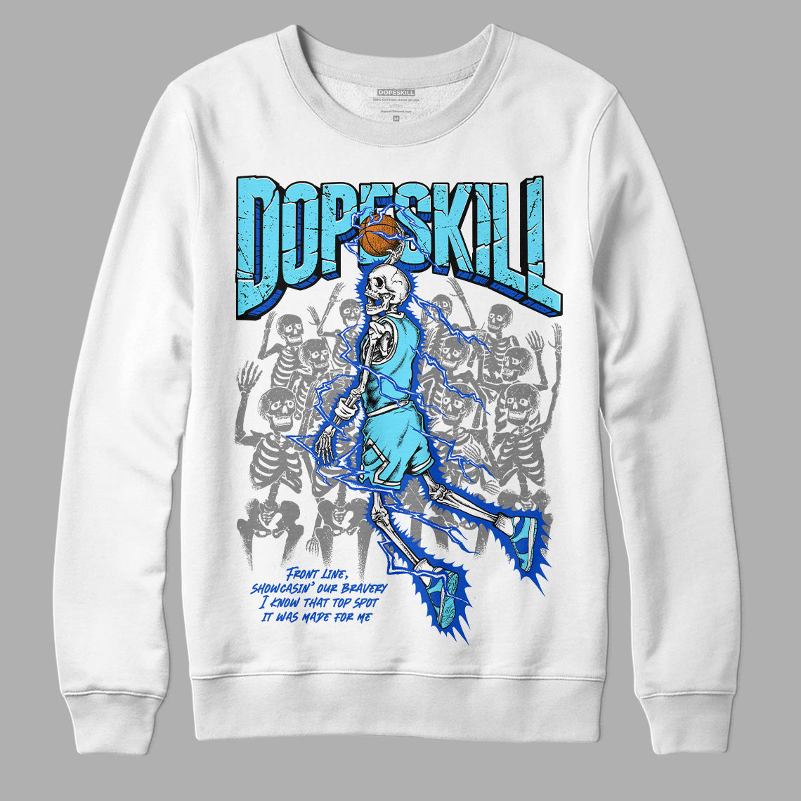 SB Dunk Argon DopeSkill Sweatshirt Thunder Dunk Graphic