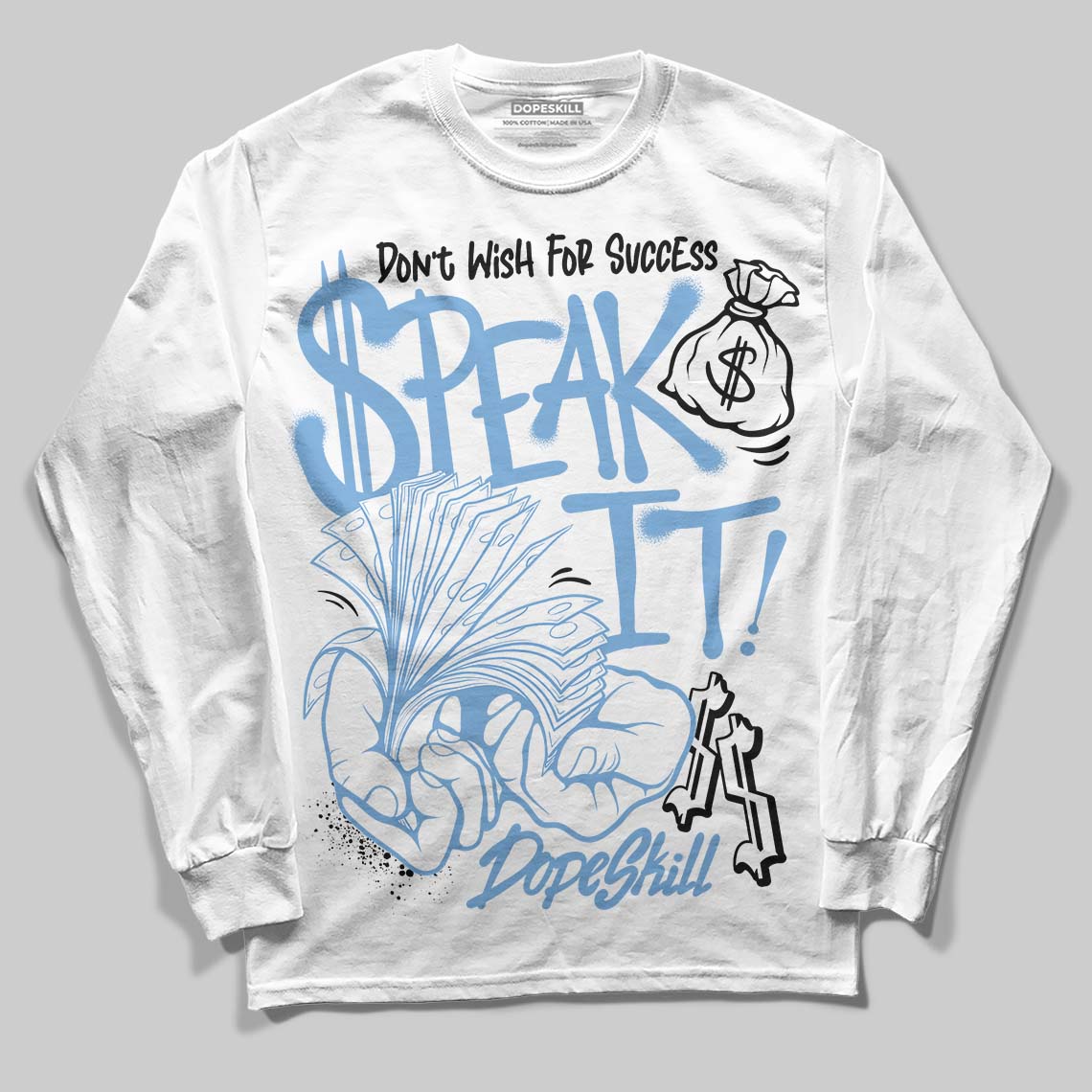 Melo 12s superstreetwear Long Sleeve T-Shirt Speak It Graphic