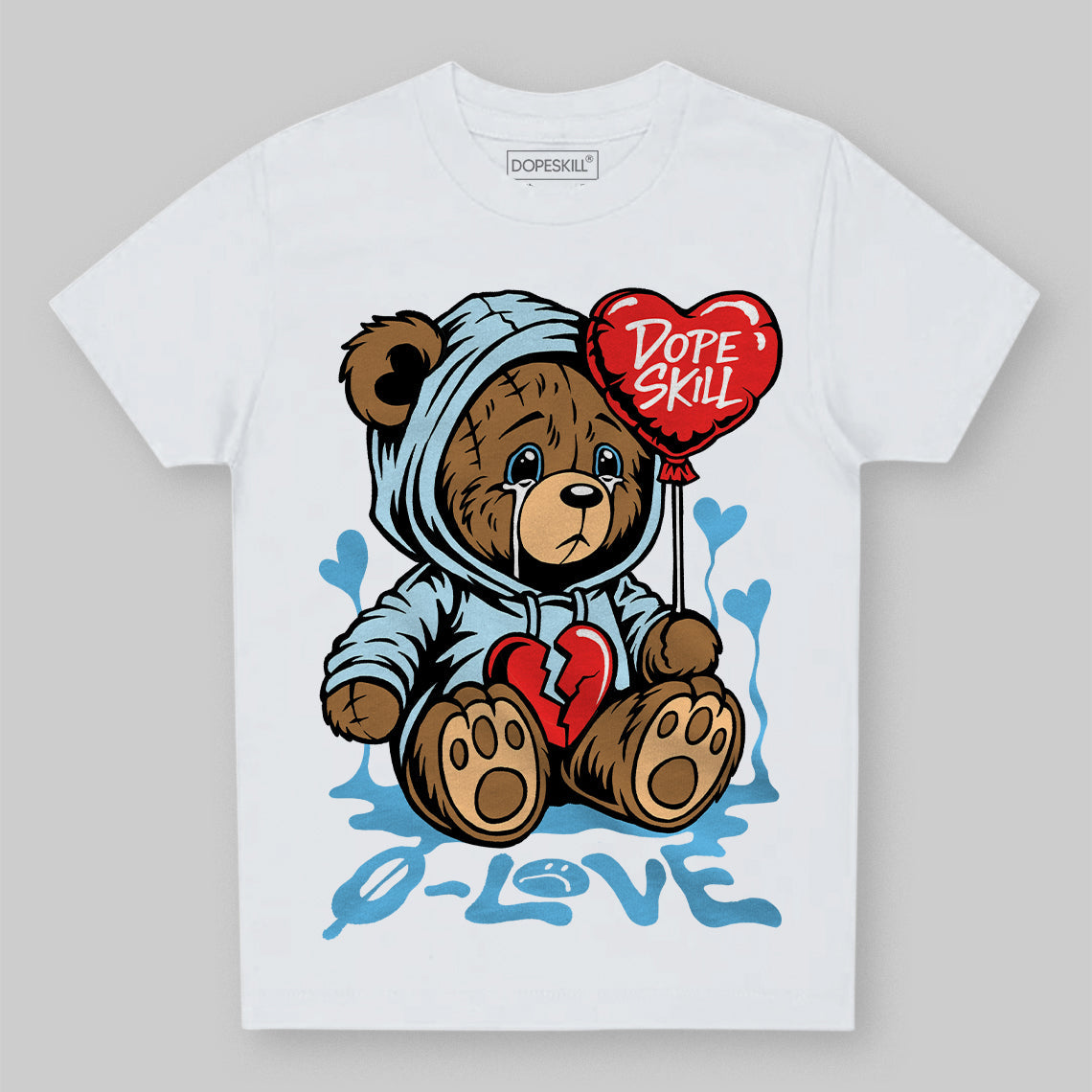 Legend Blue 11s superstreetwear Toddler Kids T-shirt Broken Bear Graphic