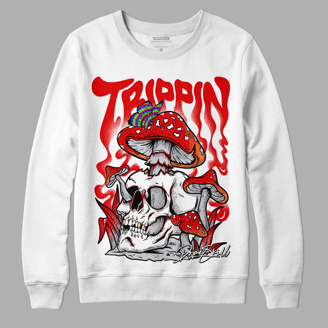 Red Cement 4S superstreetwear Sweatshirt Trippin Graphic