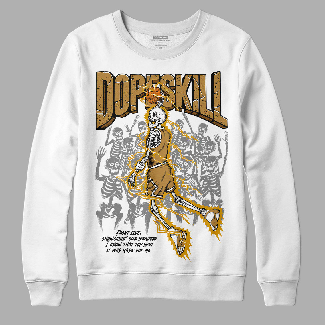 Wheat 13s superstreetwear Sweatshirt Thunder Dunk Graphic