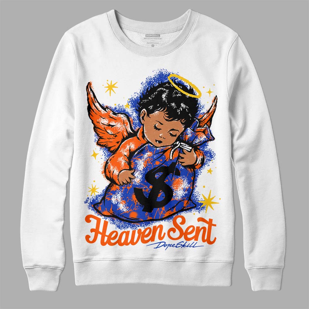 Dunk Futura Orange Blaze superstreetwear Sweatshirt Heaven Sent Graphic