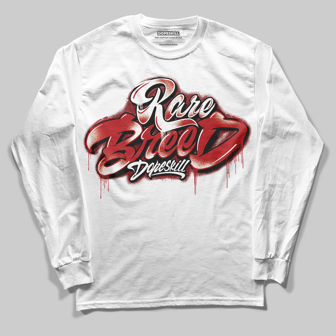 Flu Game 12s superstreetwear Long Sleeve T-Shirt Rare Breed Type Graphic