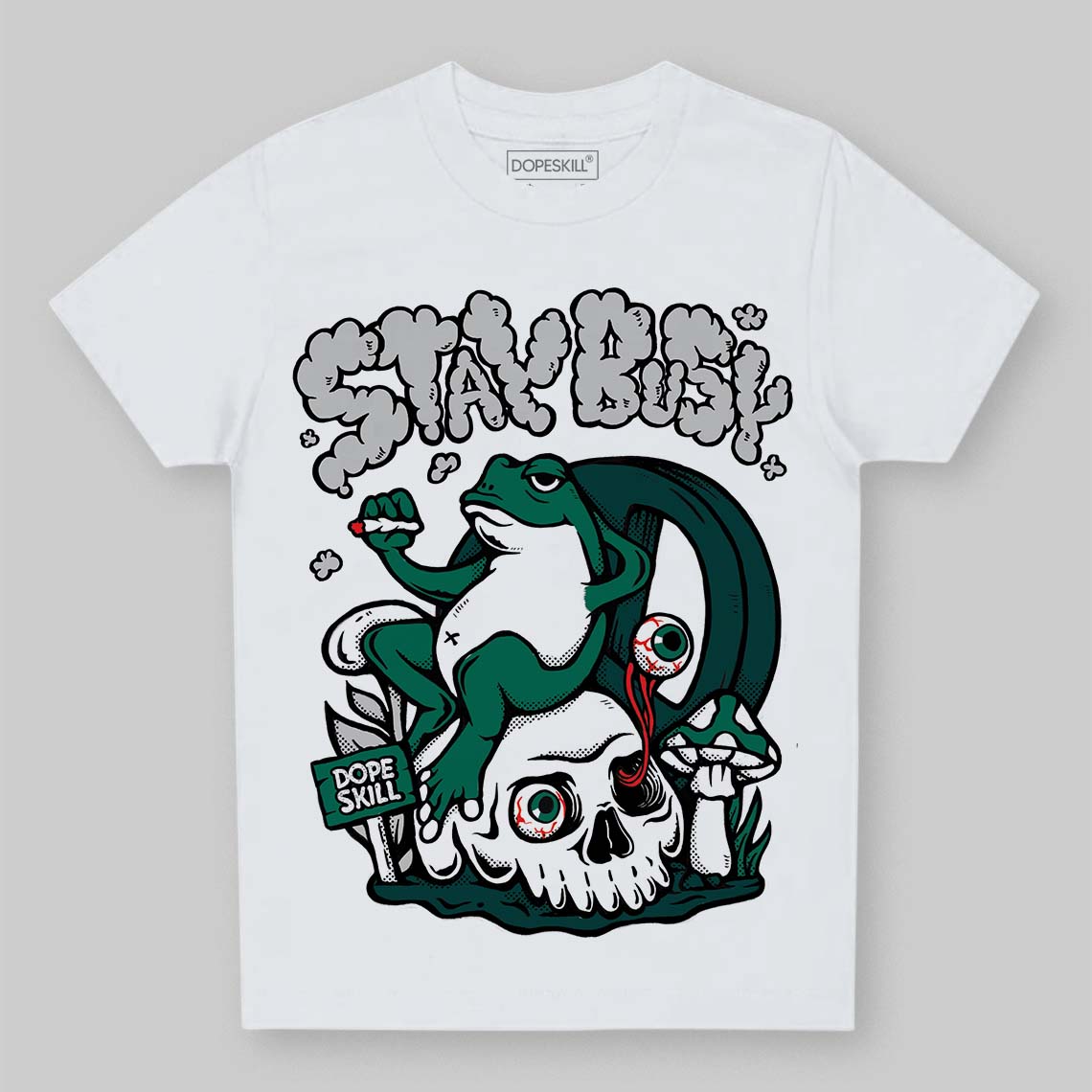 Oxidized Green 4s superstreetwear Toddler Kids T-shirt Stay Busy Graphic