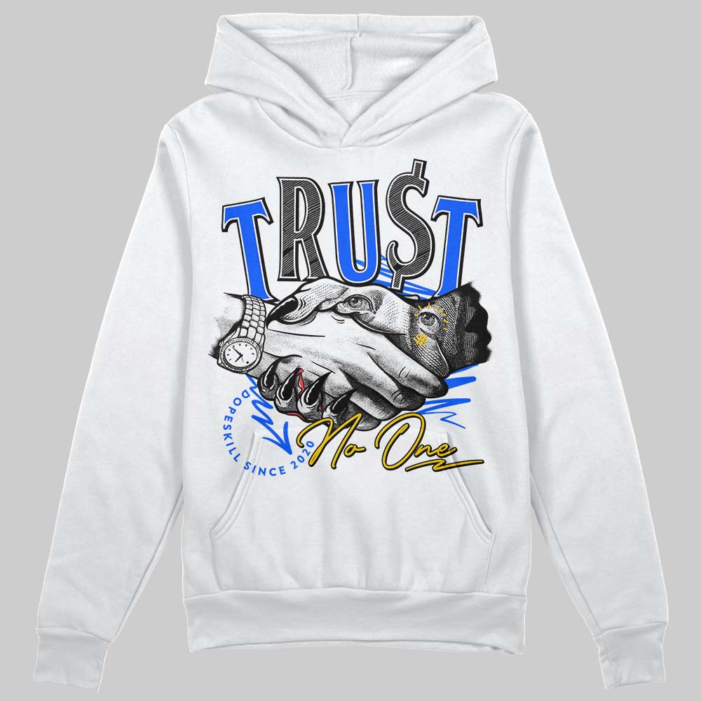Royal Blue Collection superstreetwear Hoodie Sweatshirt Trust No One Graphic