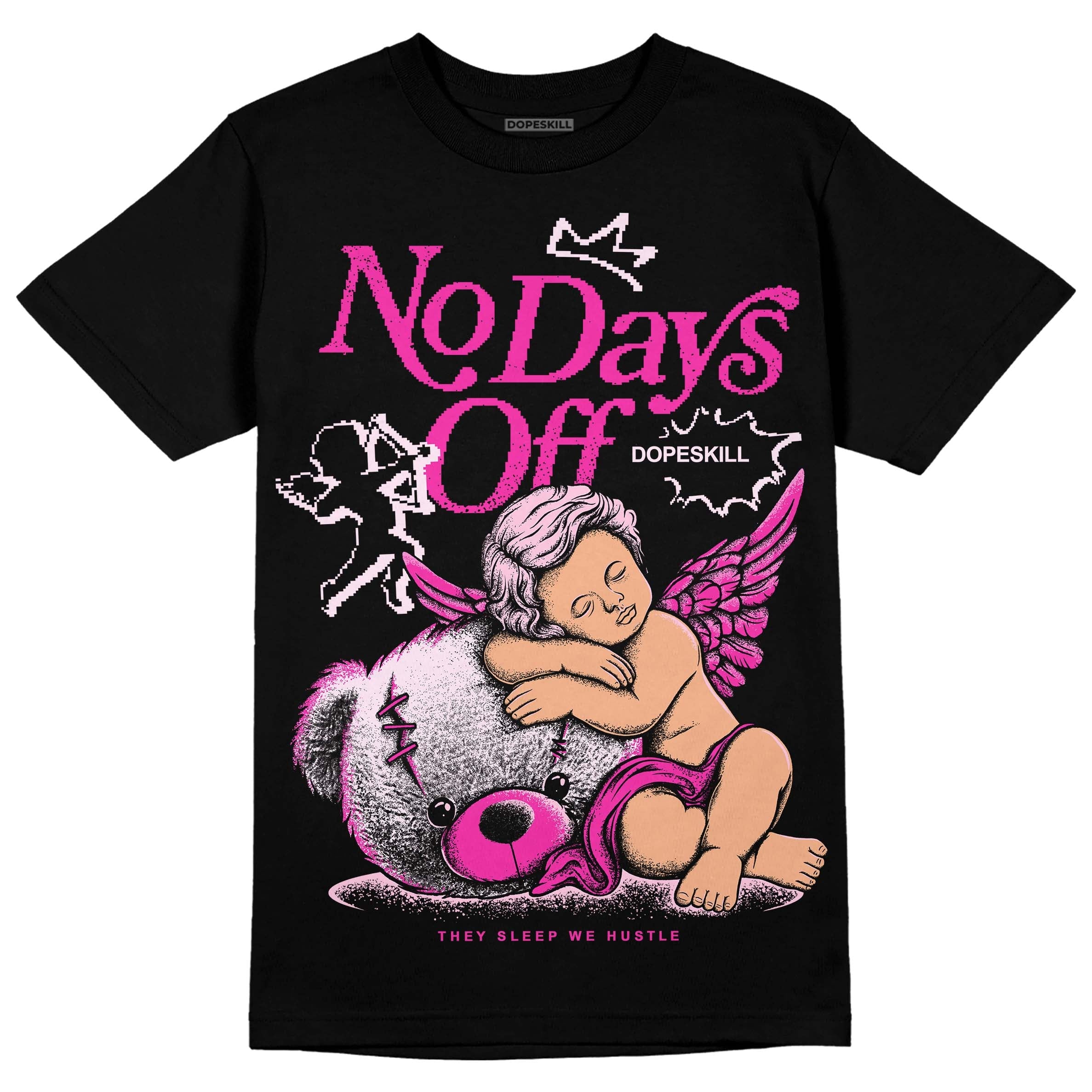 Triple Pink Dunk Low superstreetwear T-Shirt New No Days Off Graphic