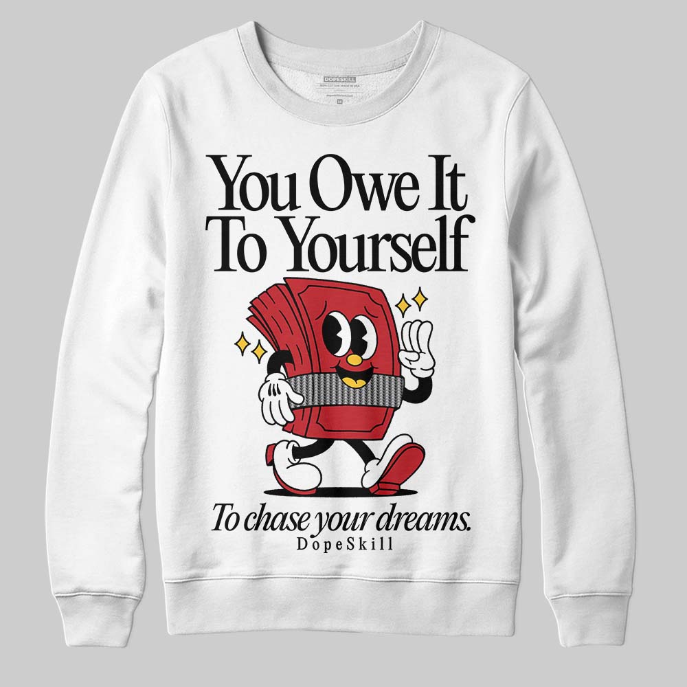Ferrari 14s superstreetwear Sweatshirt Owe It To Yourself Graphic