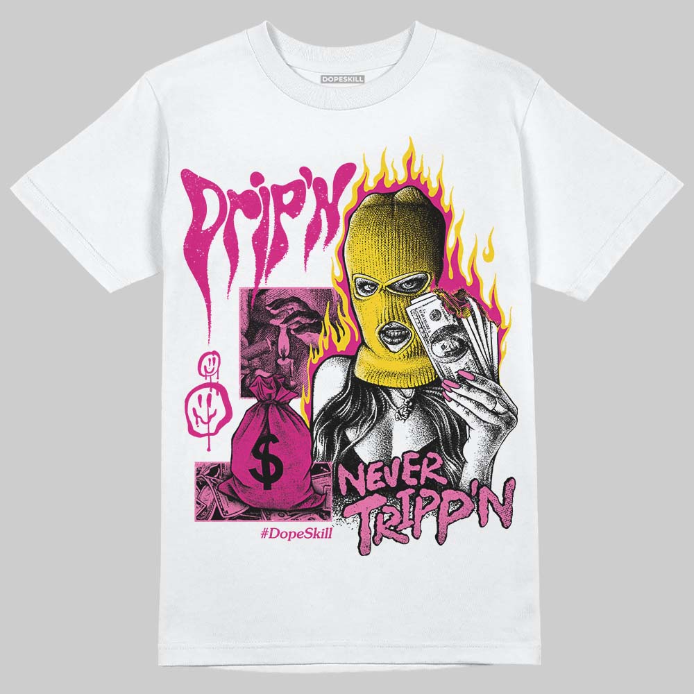 Rick RO Pink Leather Sneakers superstreetwear T-Shirt Drip'n Never Tripp'n Graphic