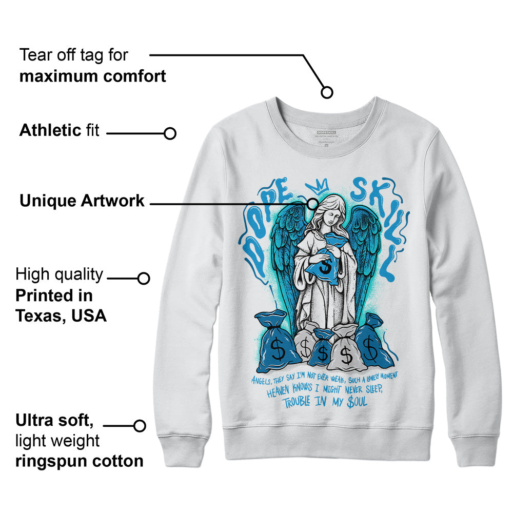Military Blue 4s superstreetwear Sweatshirt Angels Graphic