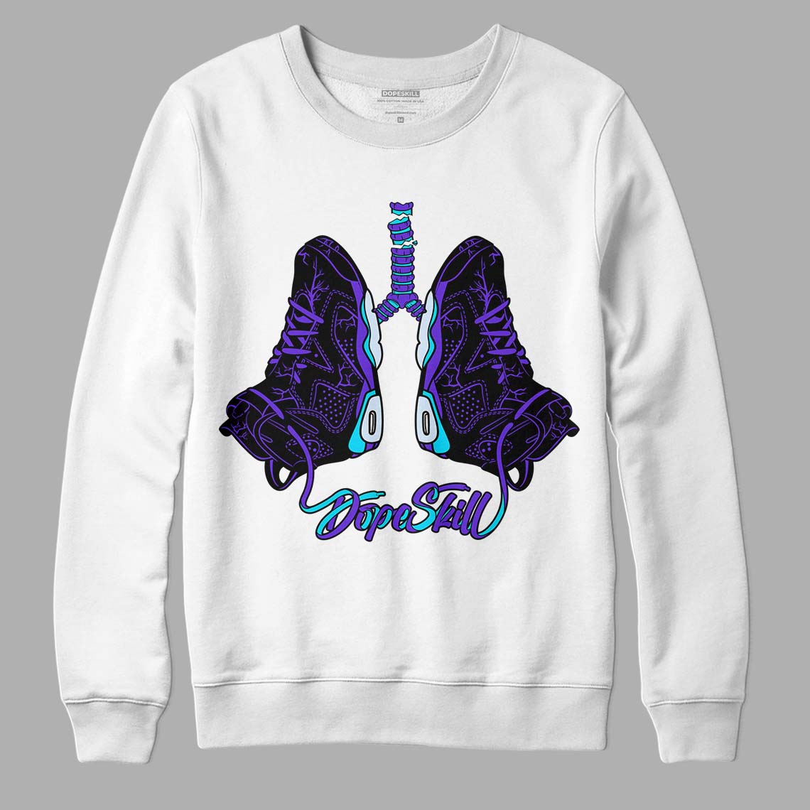 Aqua 6s superstreetwear Sweatshirt Breathe Graphic