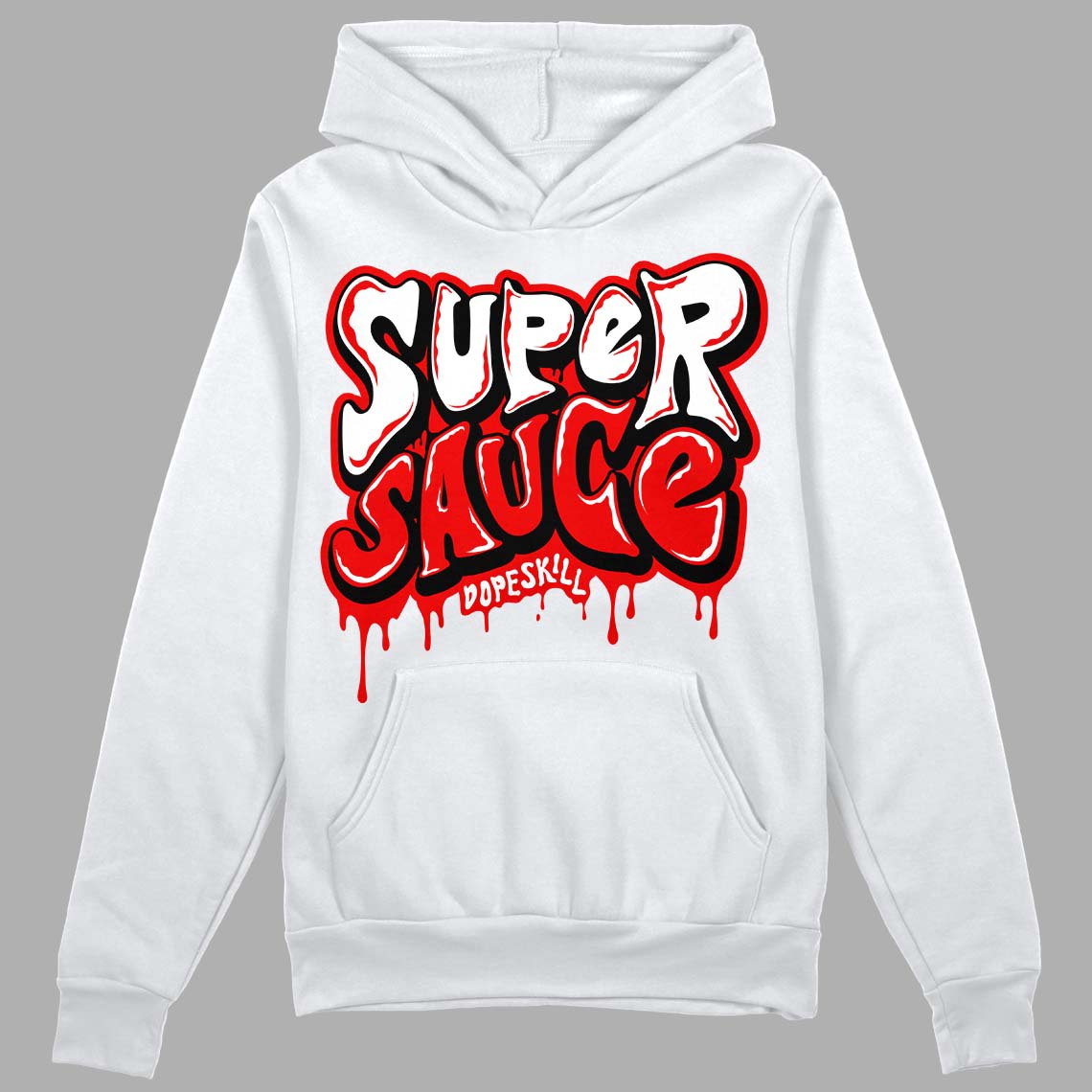 Cherry 11s superstreetwear Hoodie Sweatshirt Super Sauce Graphic