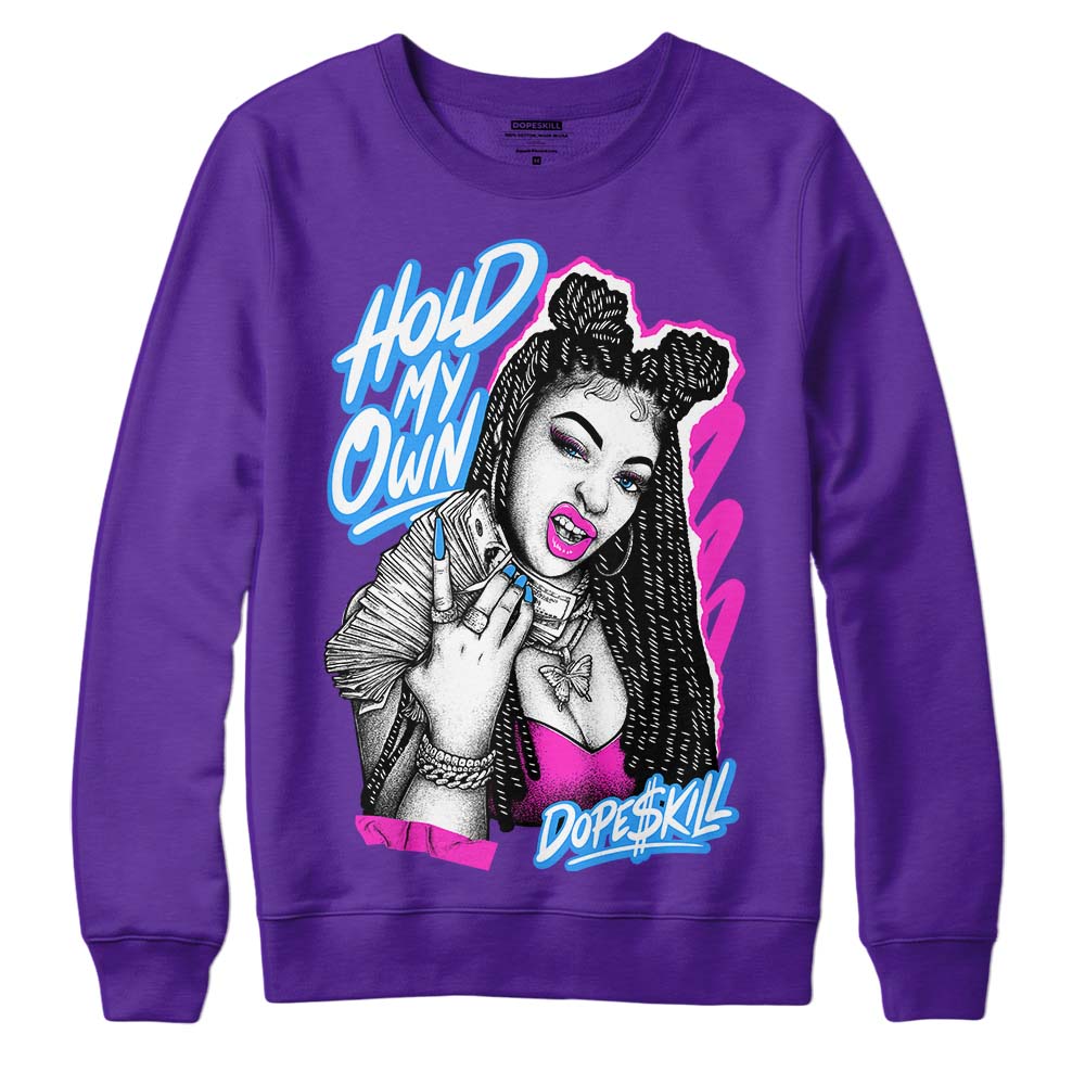 PURPLE Collection superstreetwear Purple Sweatshirt New H.M.O Graphic