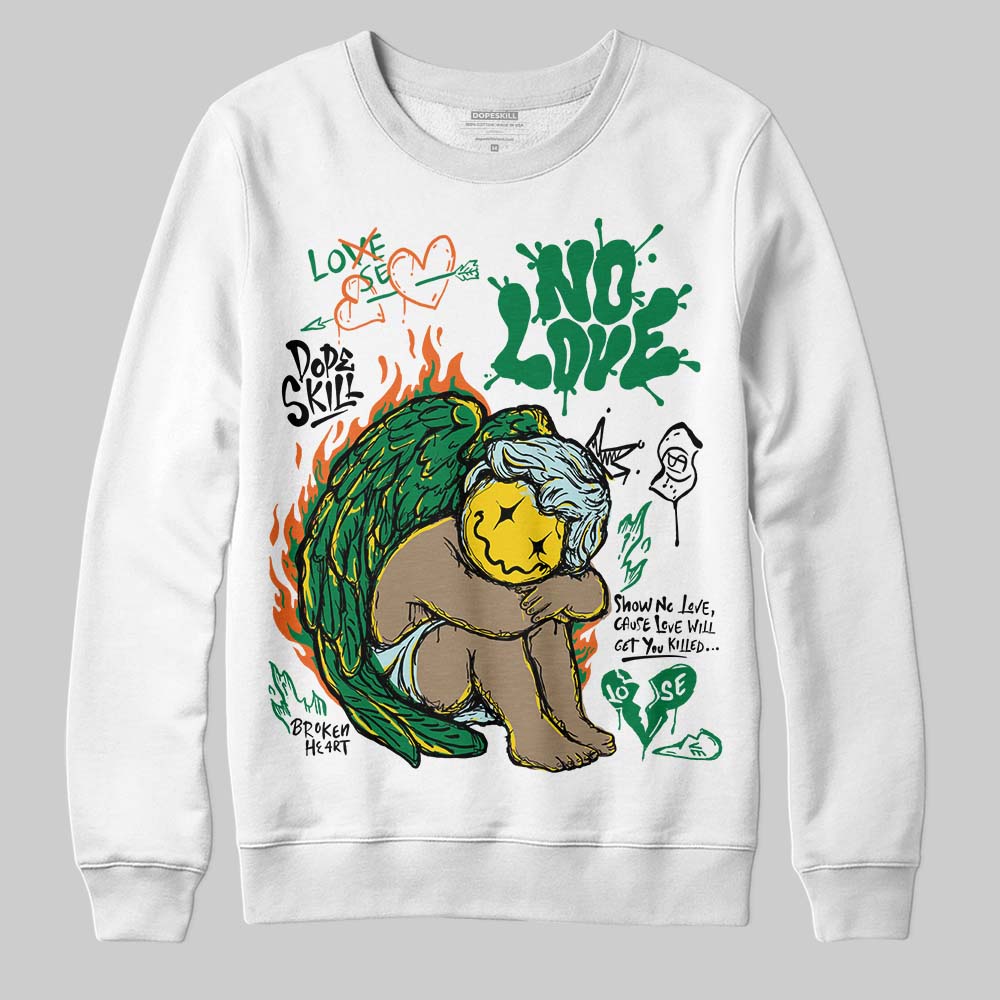 Green Collection superstreetwear Sweatshirt No Love Graphic