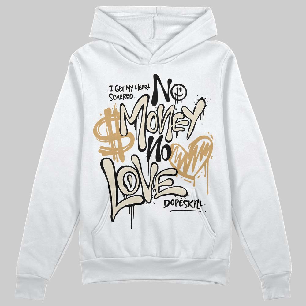 Reverse Metallic 5s superstreetwear Hoodie Sweatshirt No Money No Love Typo Graphic