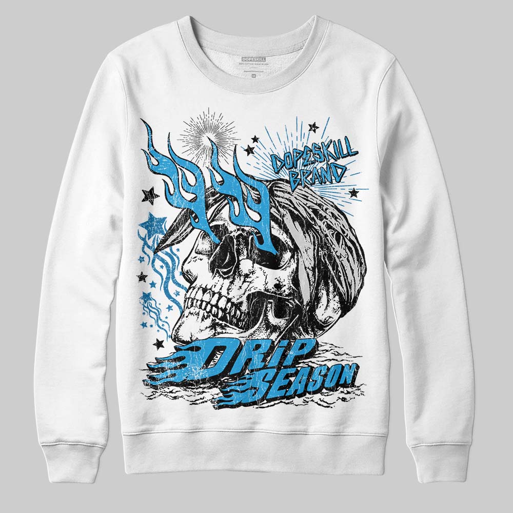 Military Blue 4s superstreetwear Sweatshirt Drip Season Graphic