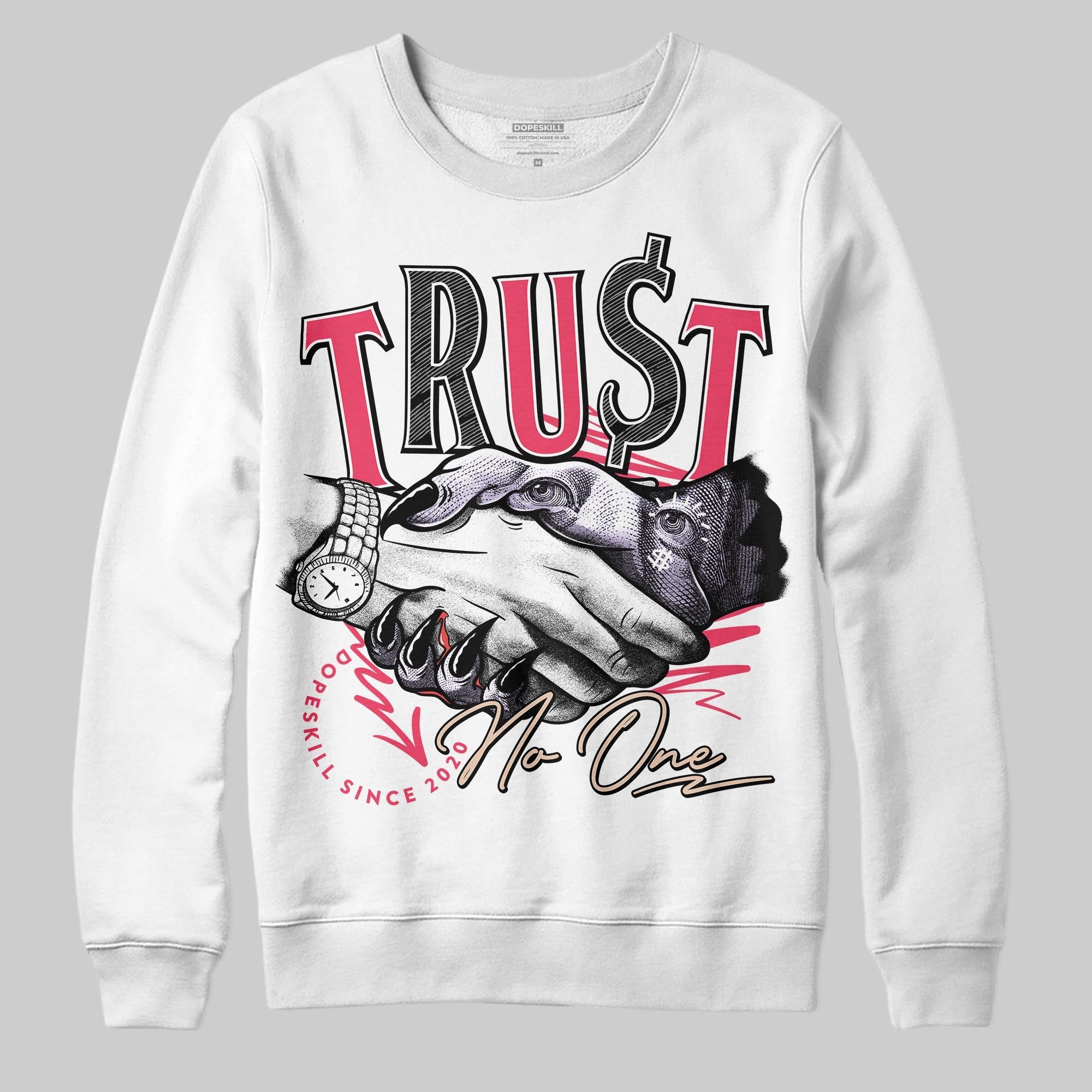 Peanut Butter Jelly 5s superstreetwear Sweatshirt Trust No One Graphic