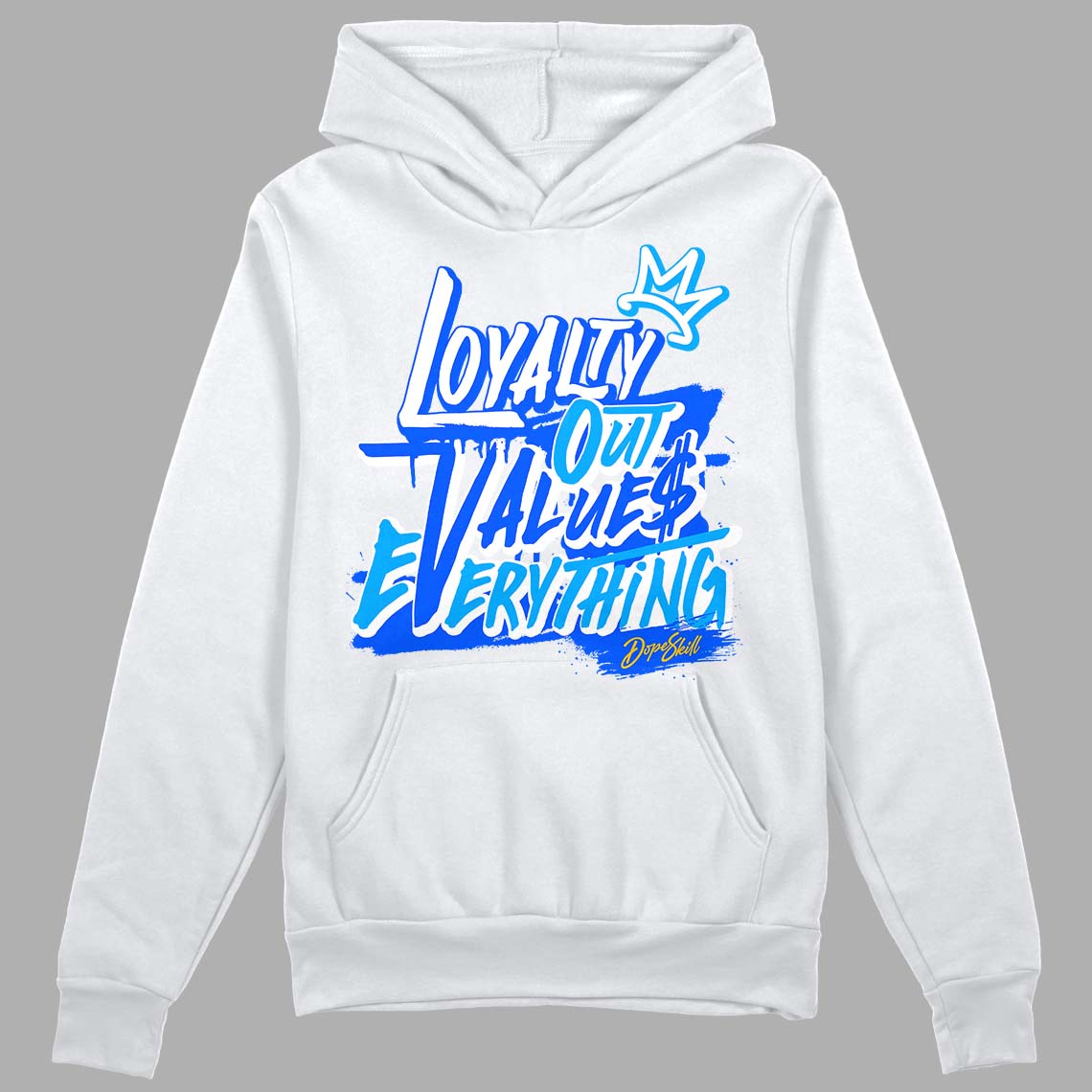 Royal Blue Collection superstreetwear Hoodie Sweatshirt LOVE Graphic
