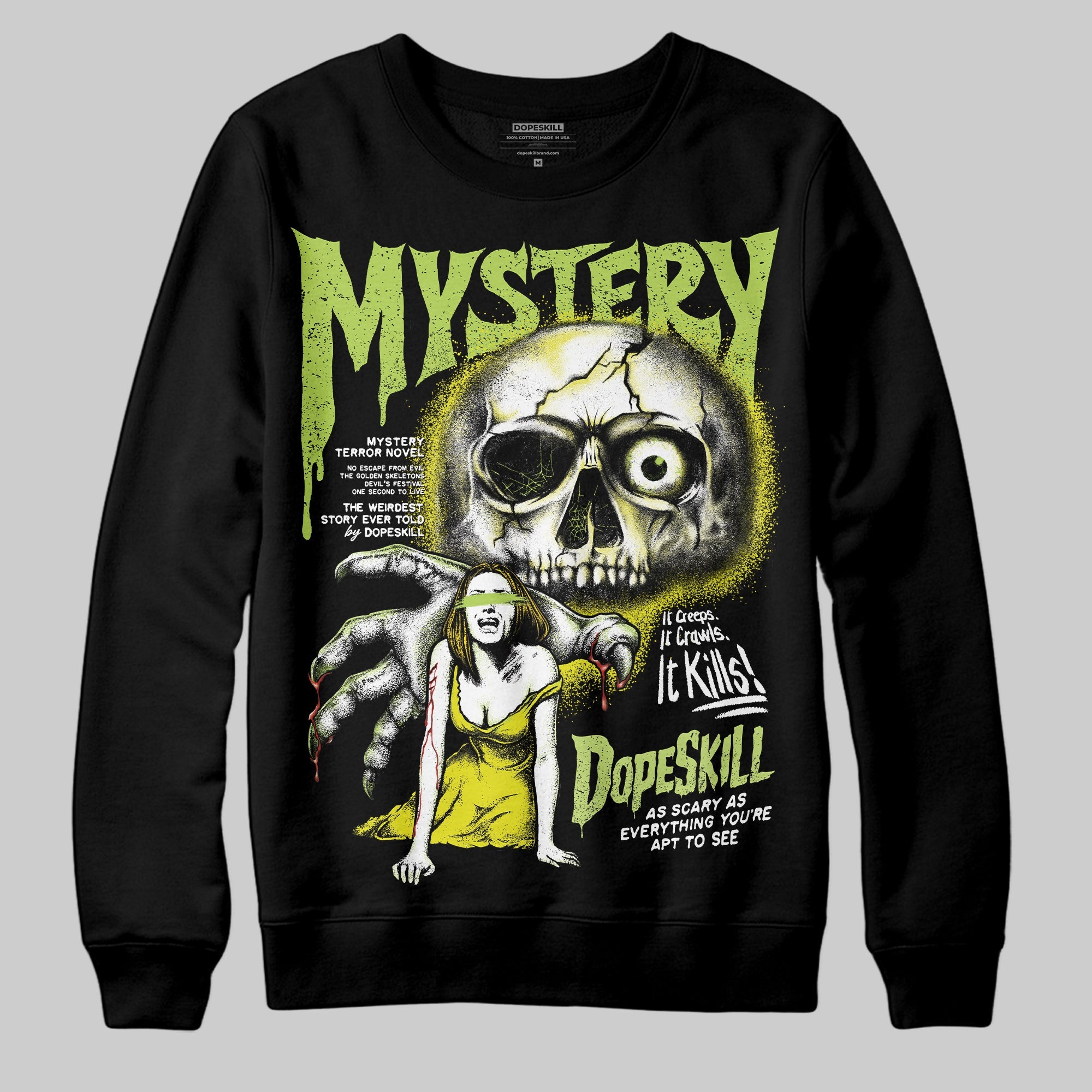 Bright Cactus 13s superstreetwear Sweatshirt Mystery Ghostly Grasp Graphic