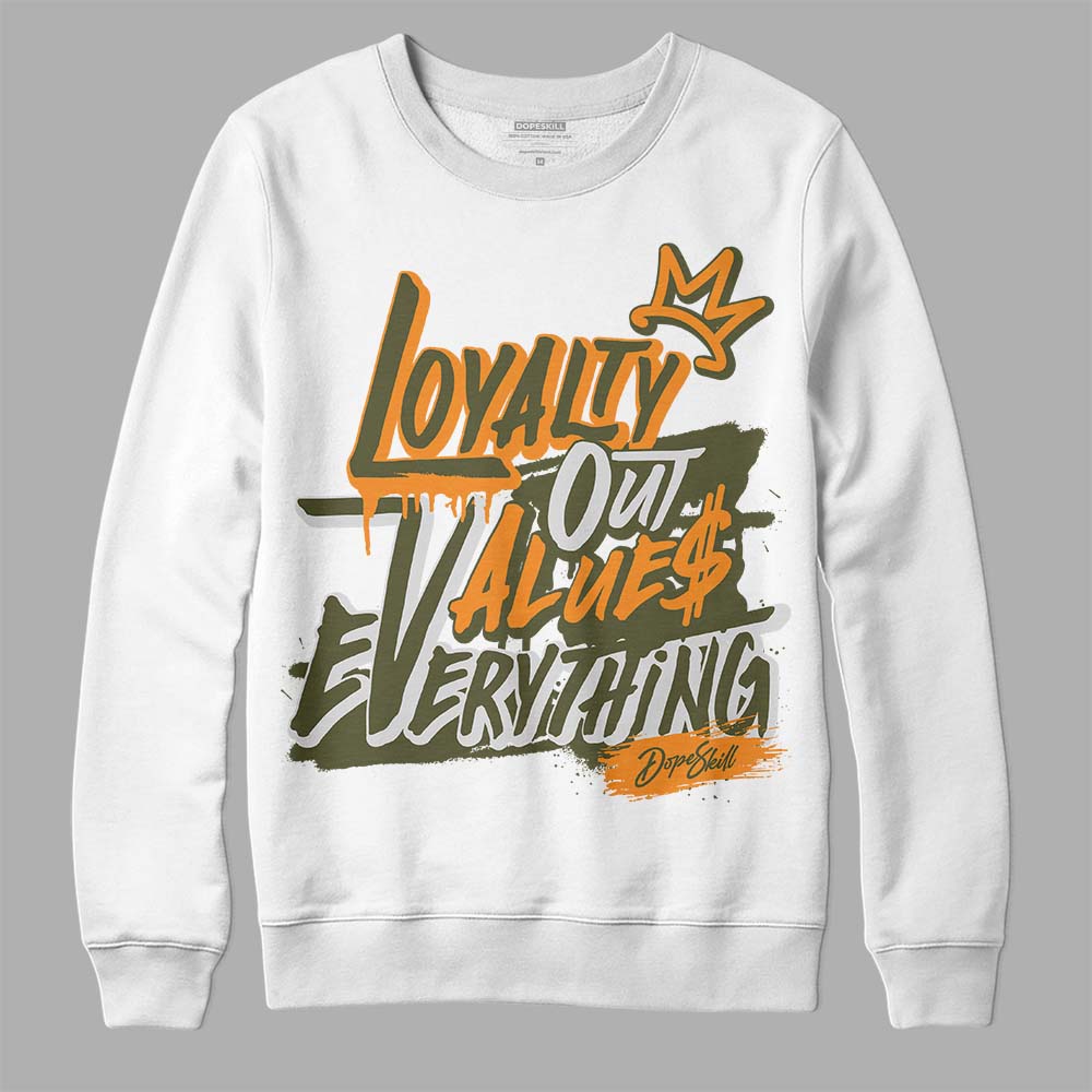 Olive 5s superstreetwear Sweatshirt LOVE Graphic