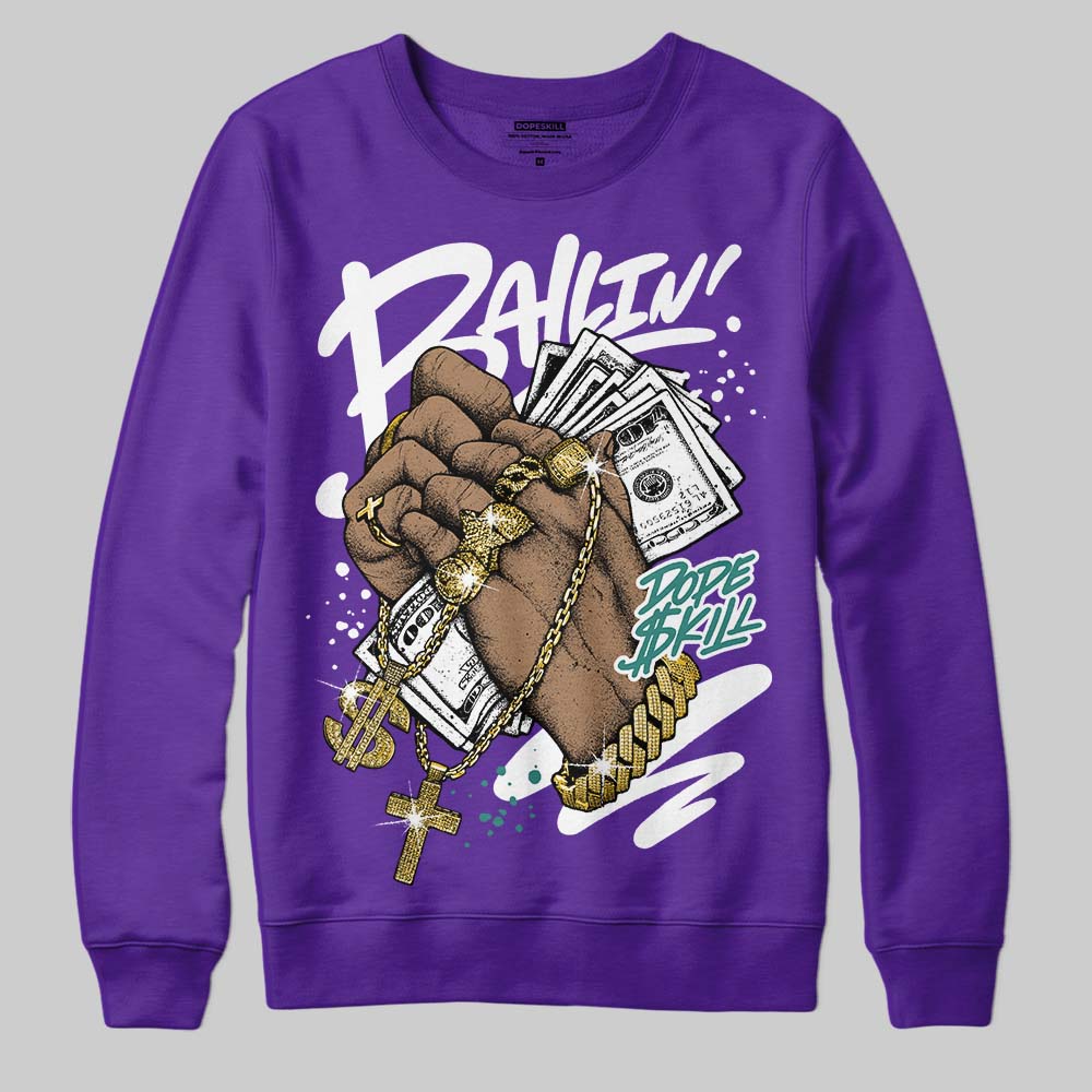 Grape 5s superstreetwear Sweatshirt Always Ballin' Graphic
