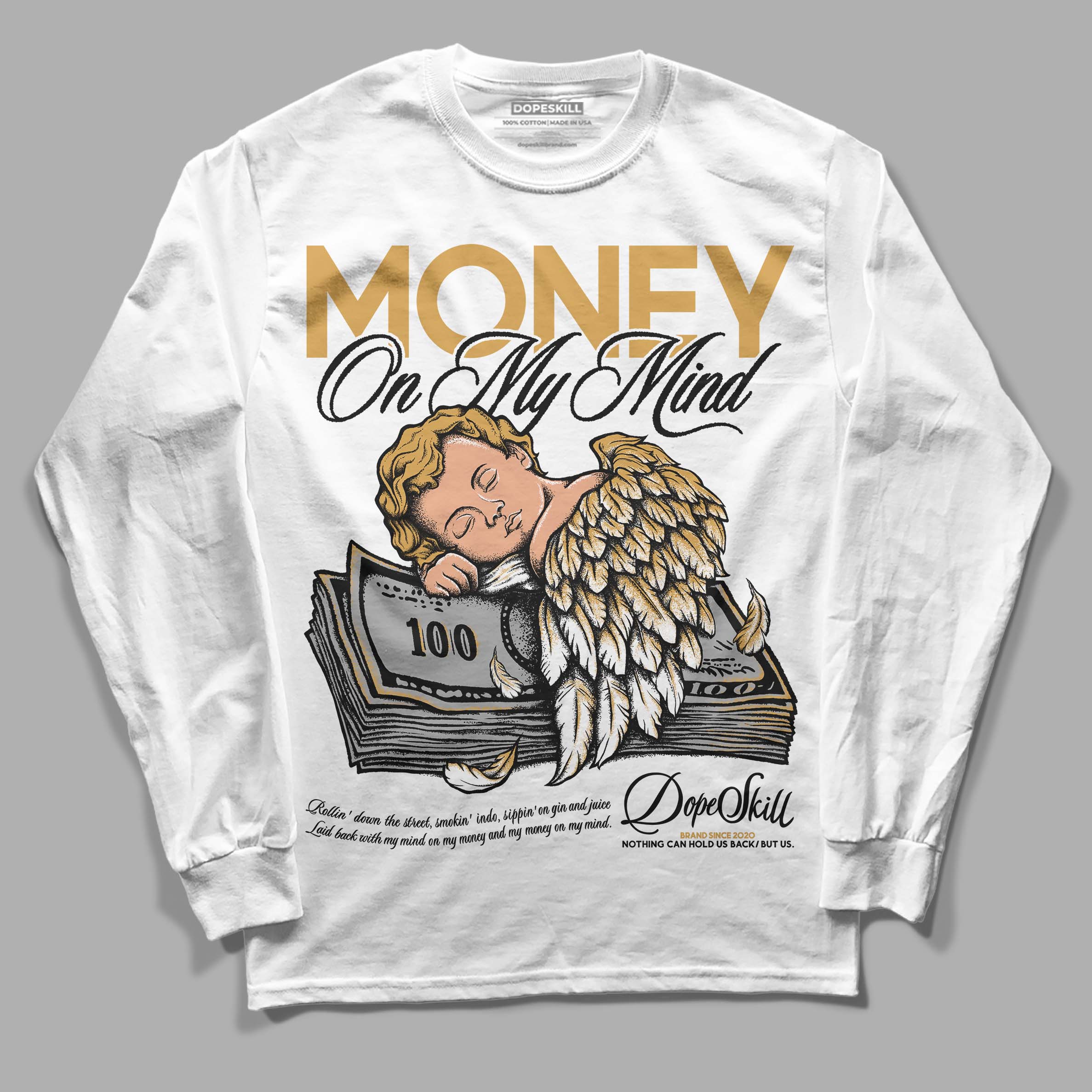 Gratitude 11s superstreetwear Long Sleeve T-Shirt MOMM Graphic