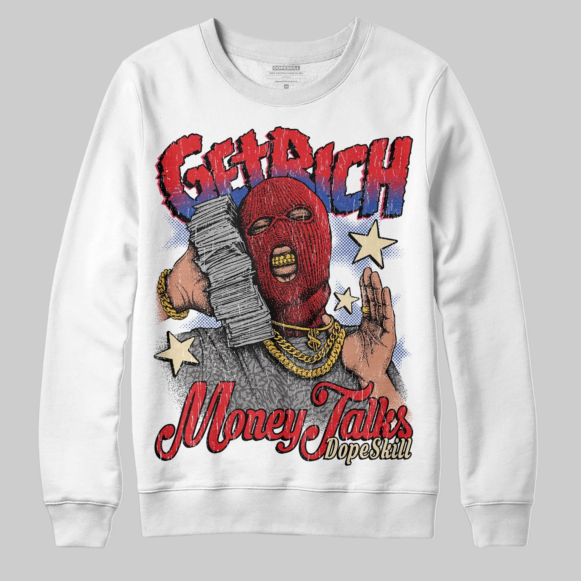 Seoul 2.0 3s superstreetwear Sweatshirt Get Rich Graphic