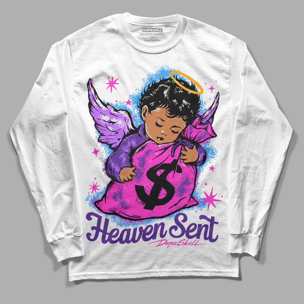 PURPLE Collection superstreetwear Long Sleeve T-Shirt Heaven Sent Graphic