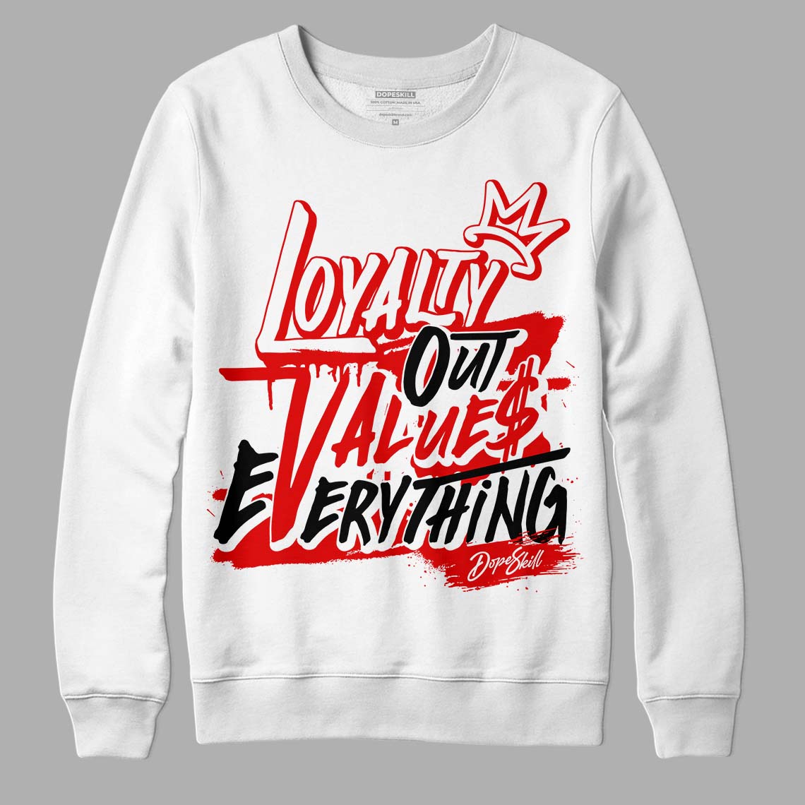 Red Cement 4S superstreetwear Sweatshirt LOVE Graphic