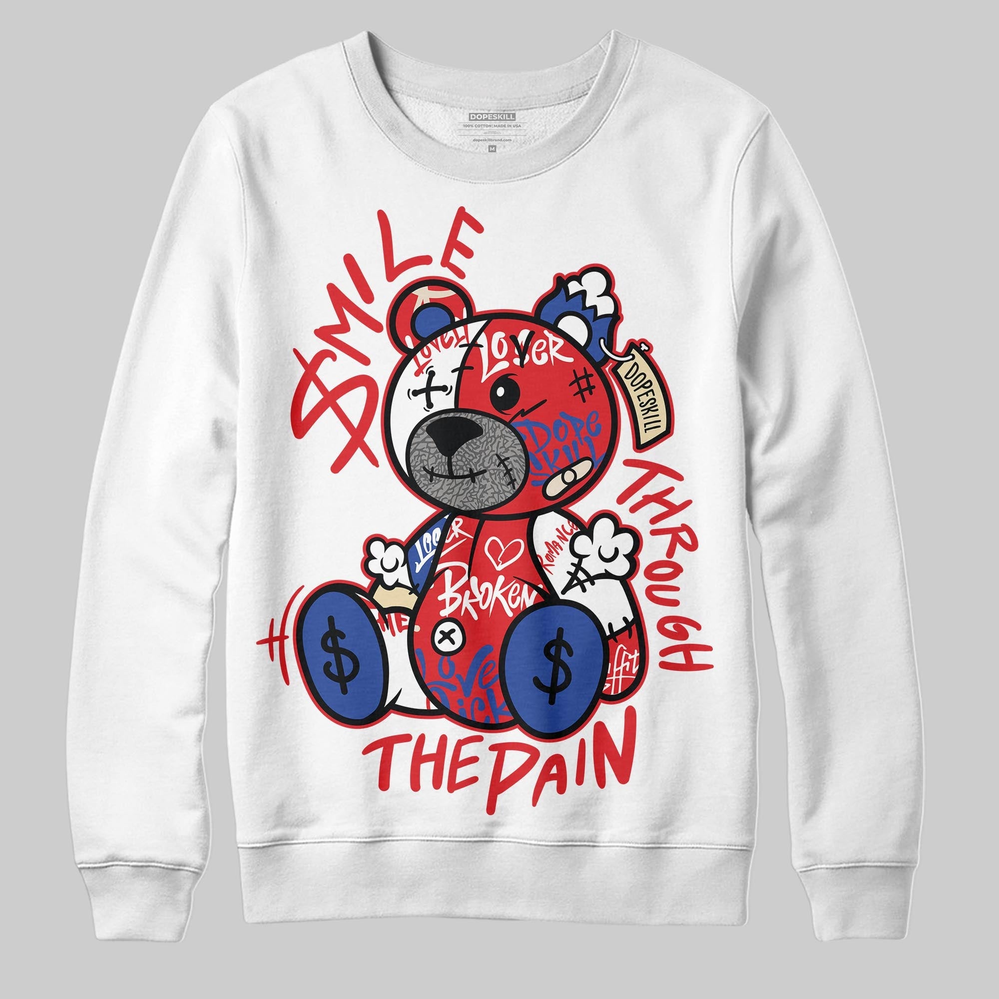 Seoul 2.0 3s superstreetwear Sweatshirt Smile Through The Pain Graphic