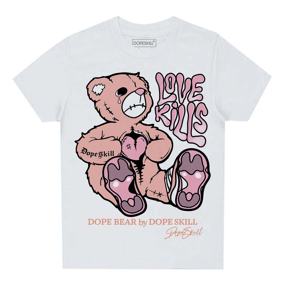 Legend Pink 11s superstreetwear Toddler Kids T-shirt Love Kills Graphic